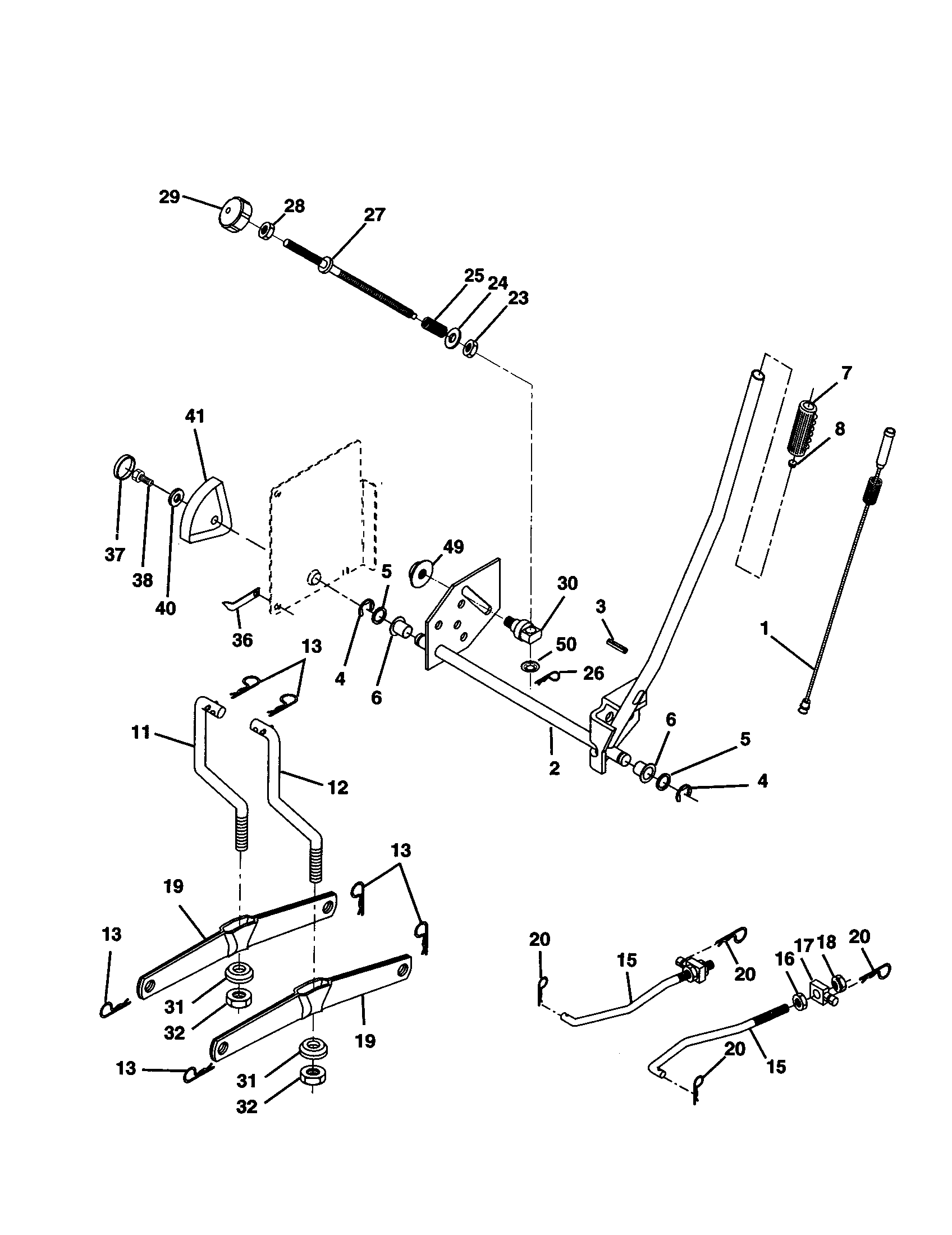 Craftsman 917277060 lift diagram