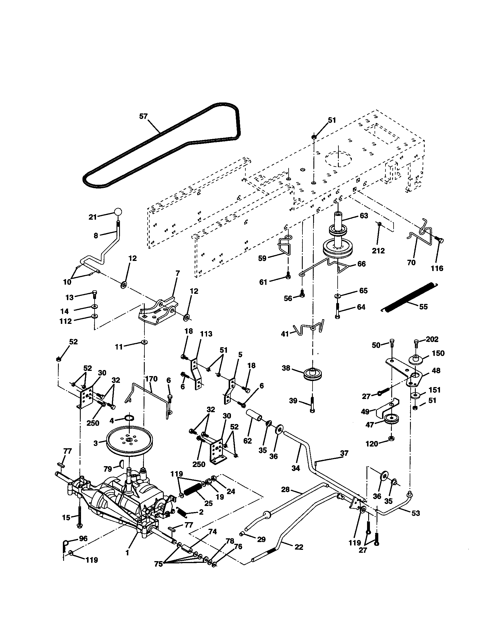 Craftsman 917277010 drive diagram