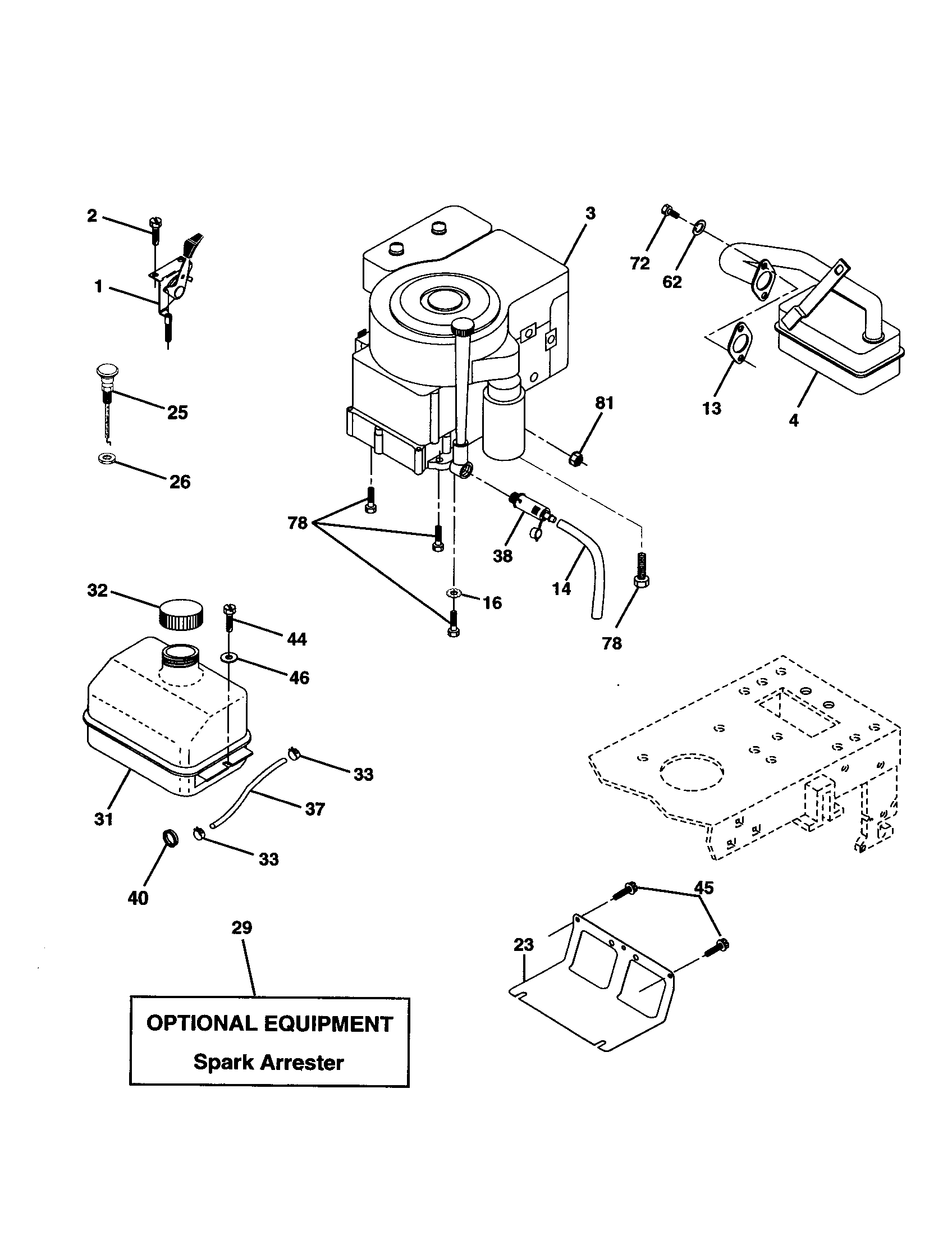 Craftsman 917277010 engine diagram