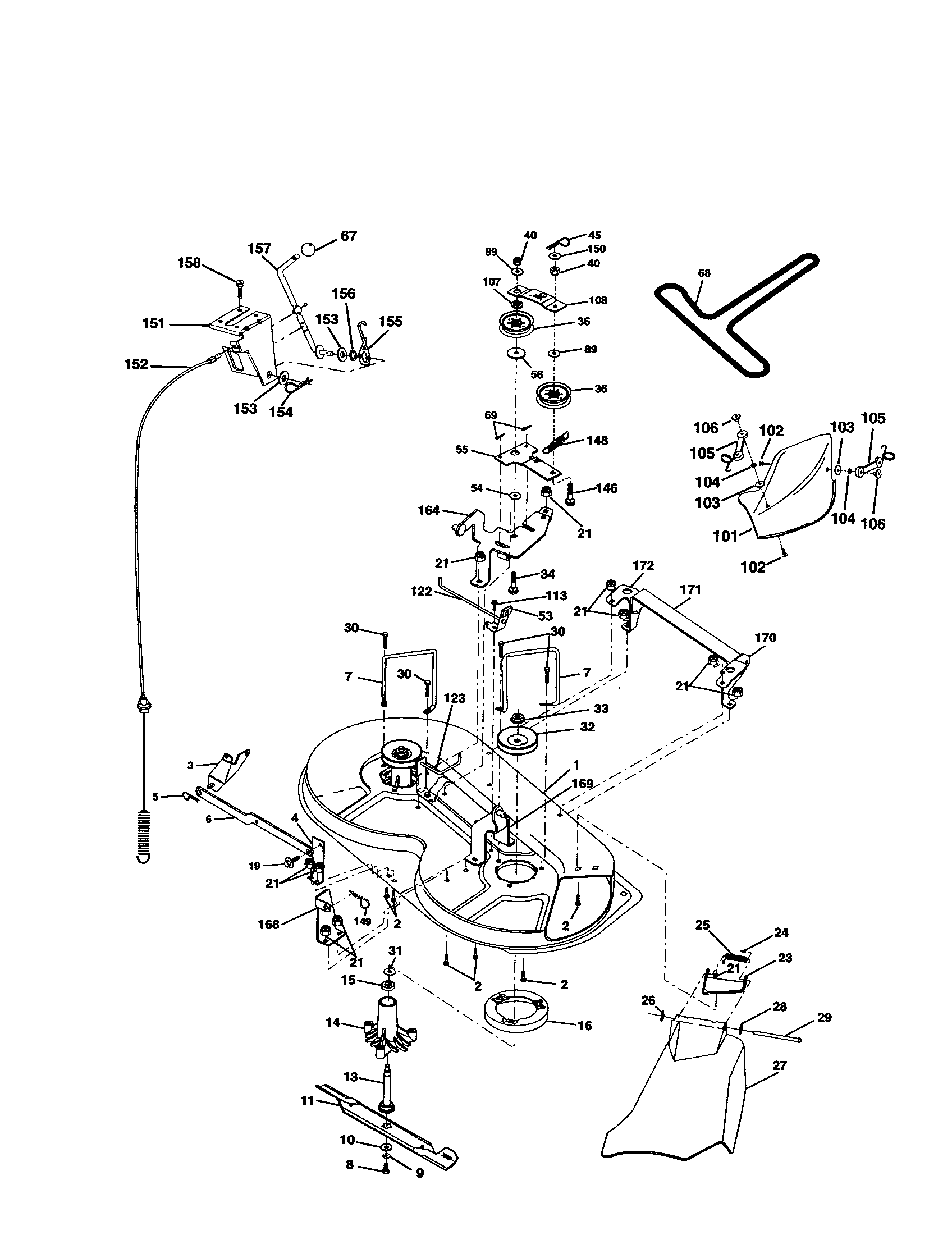 Craftsman 917277010 mower diagram