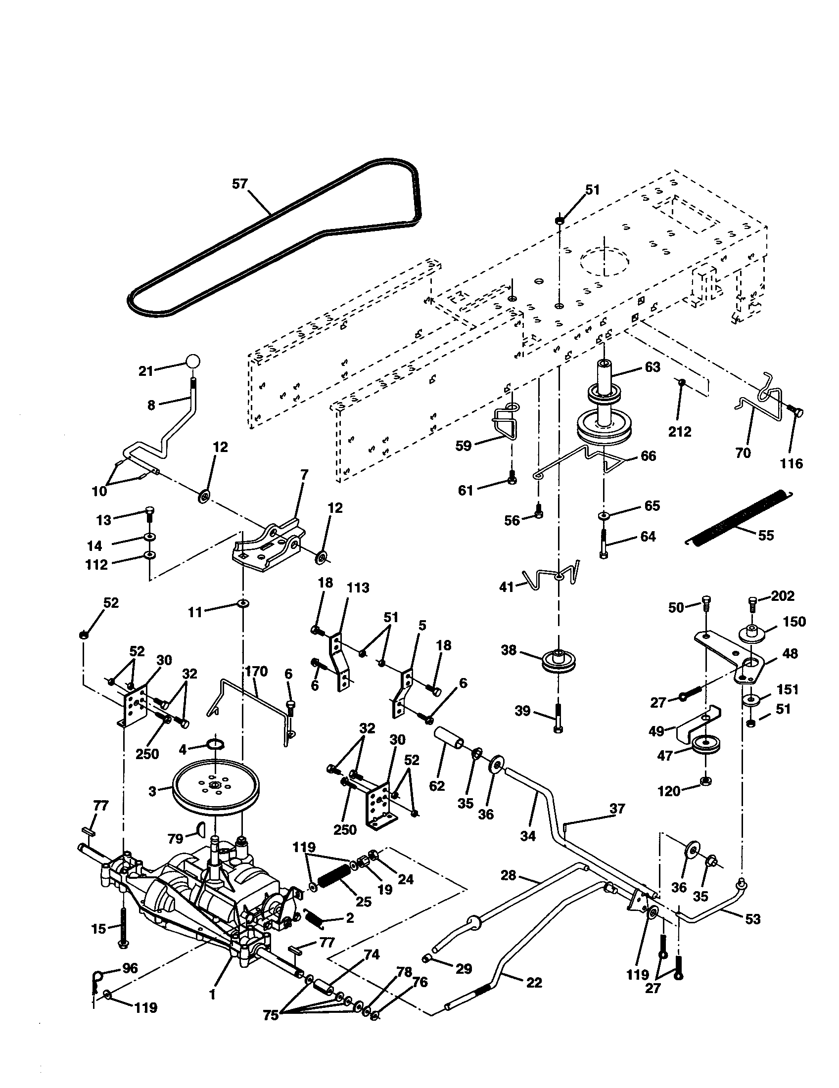 Craftsman 917277020 drive diagram