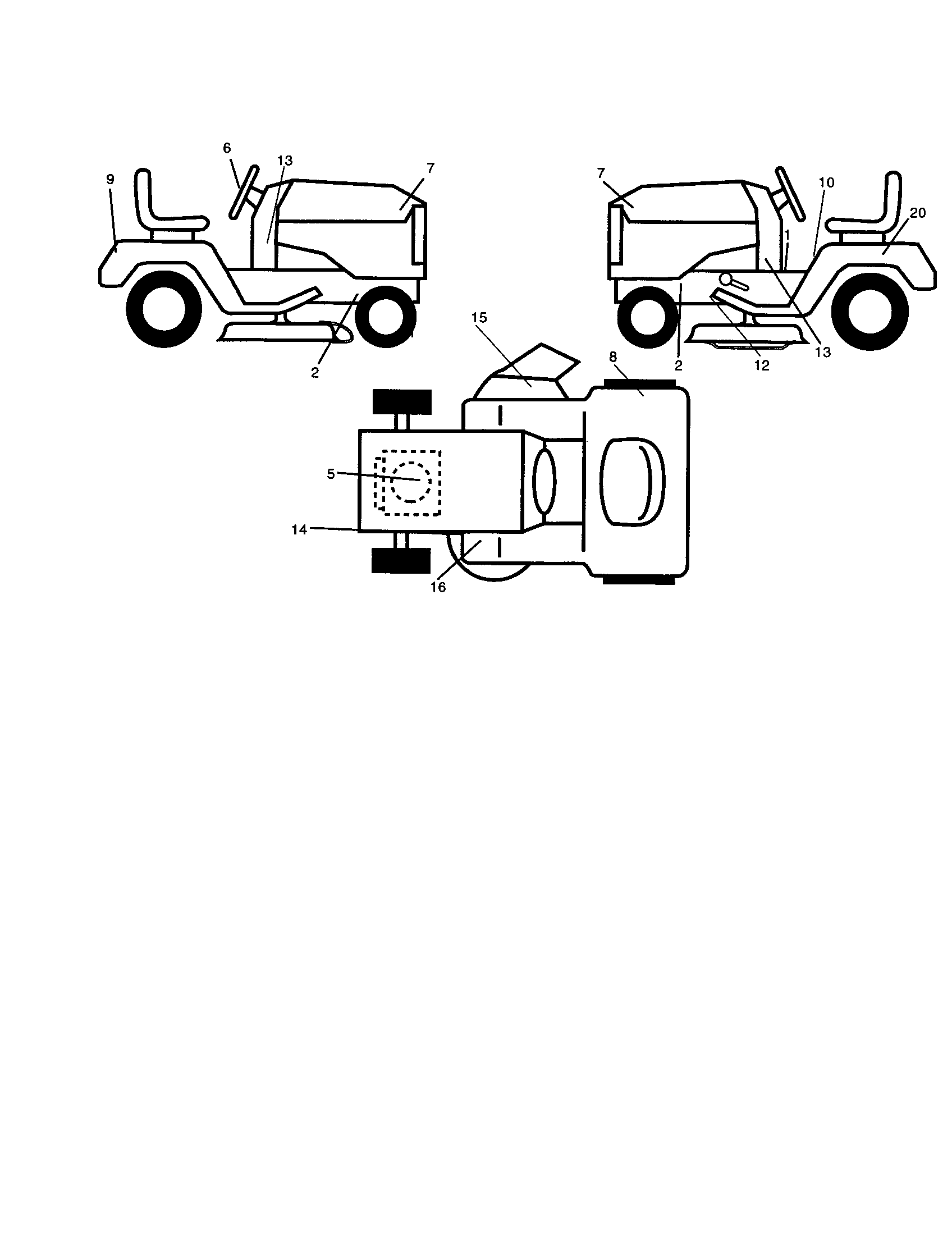 Craftsman 917277020 decals diagram