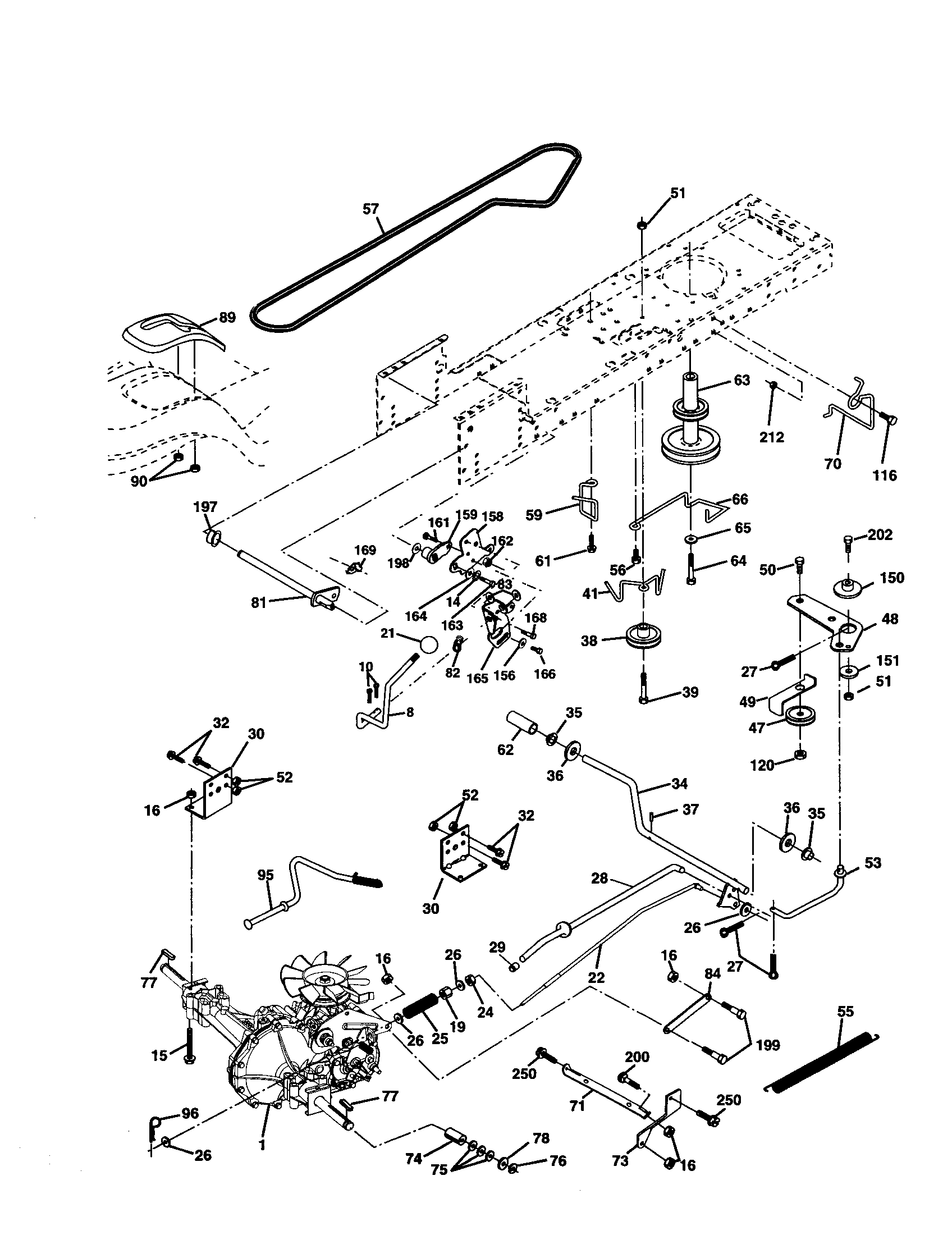 Craftsman 917277050 drive diagram