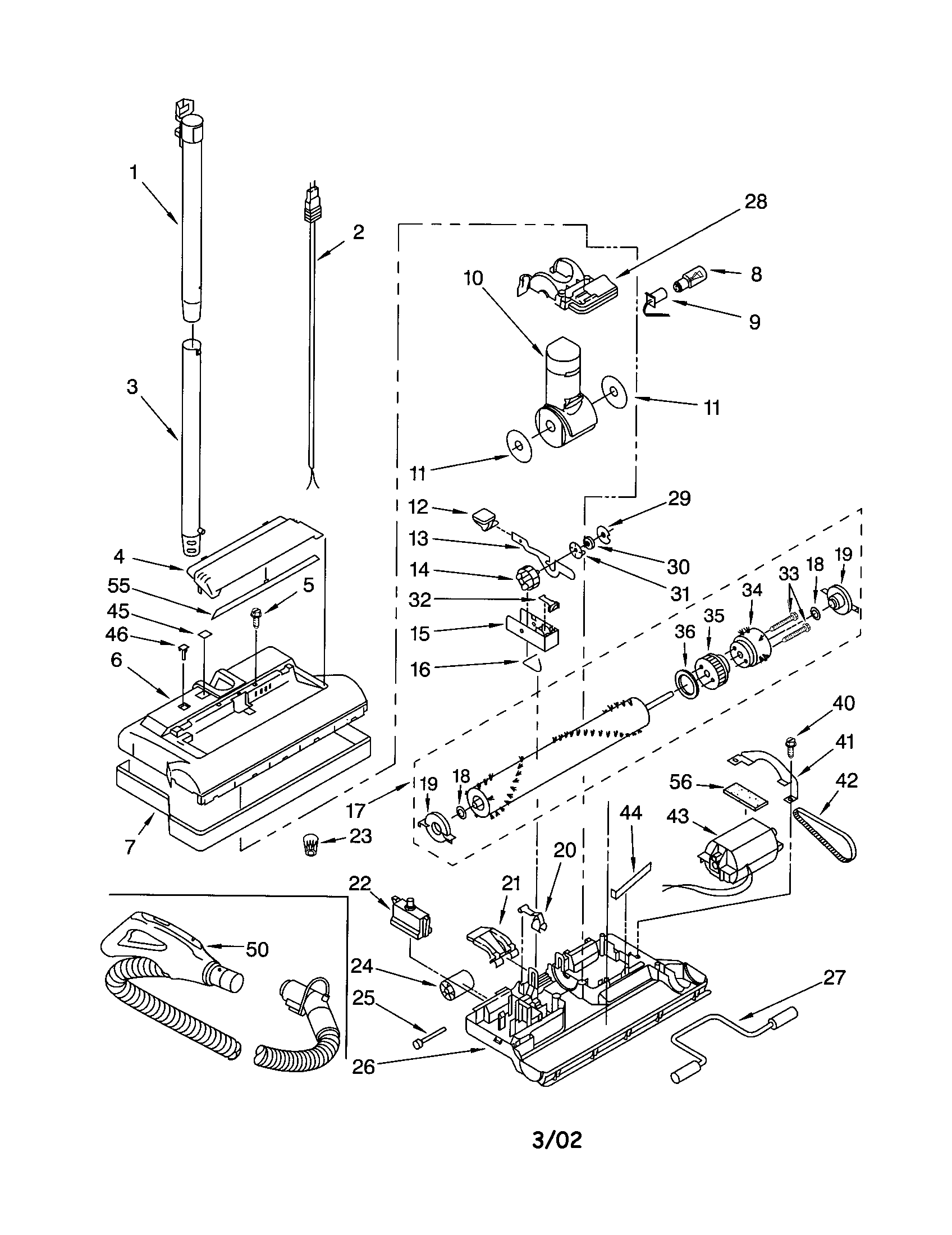 Kenmore 11652312200 power-mate parts diagram