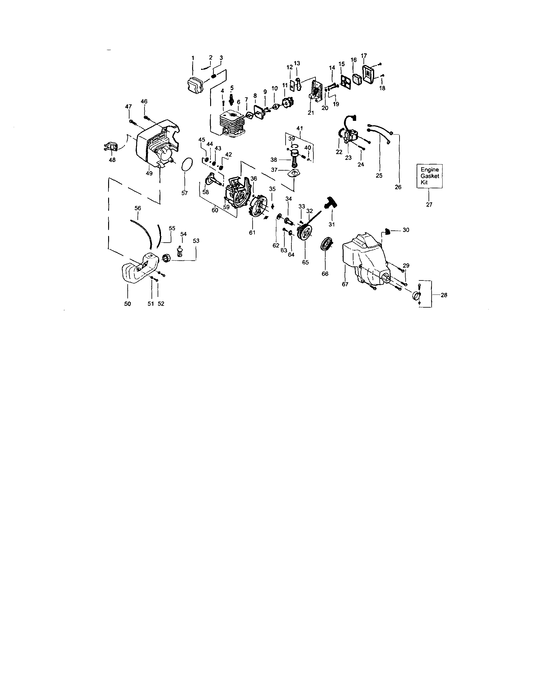 Craftsman 358795510 crankcase diagram