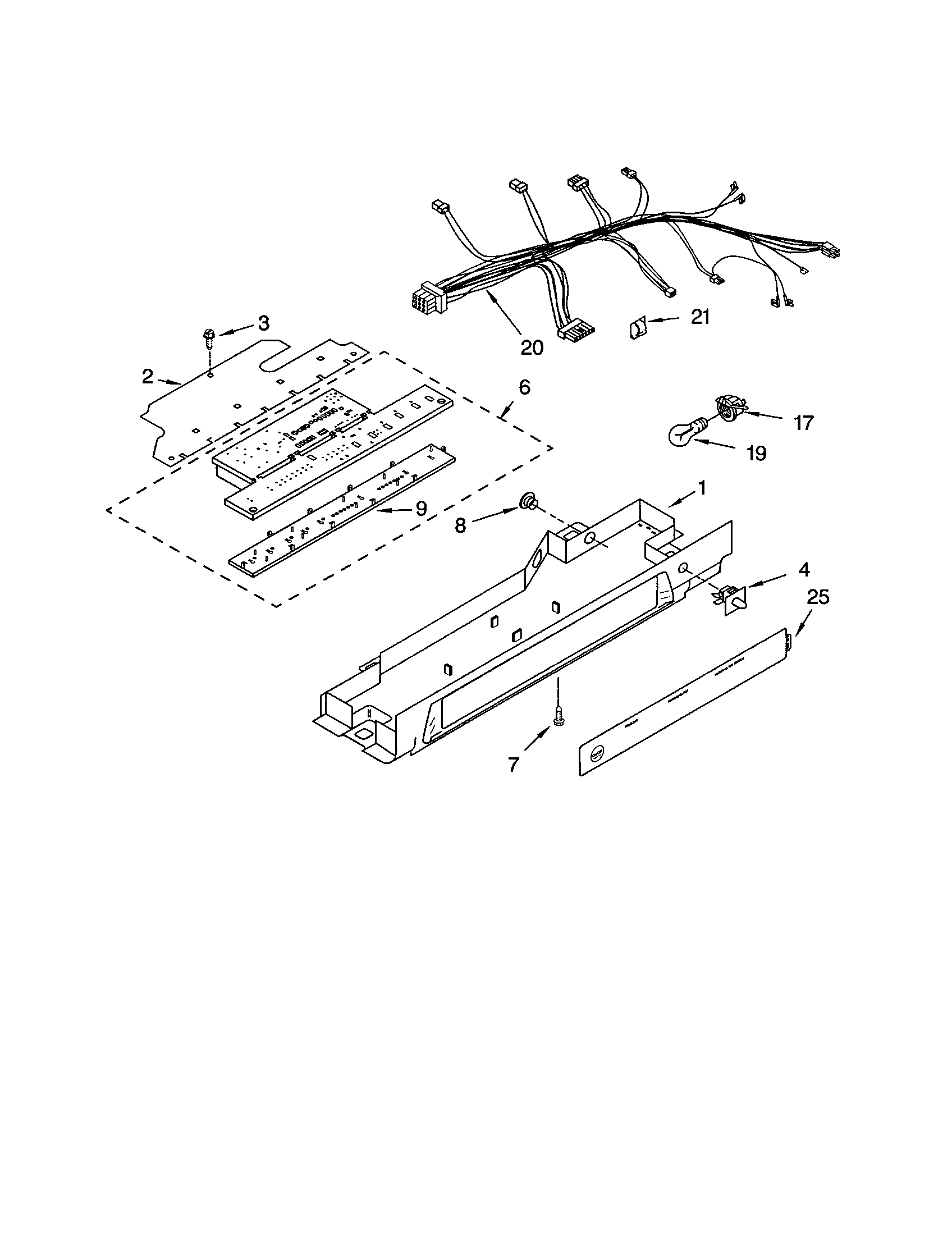 Kenmore 10653602201 control diagram