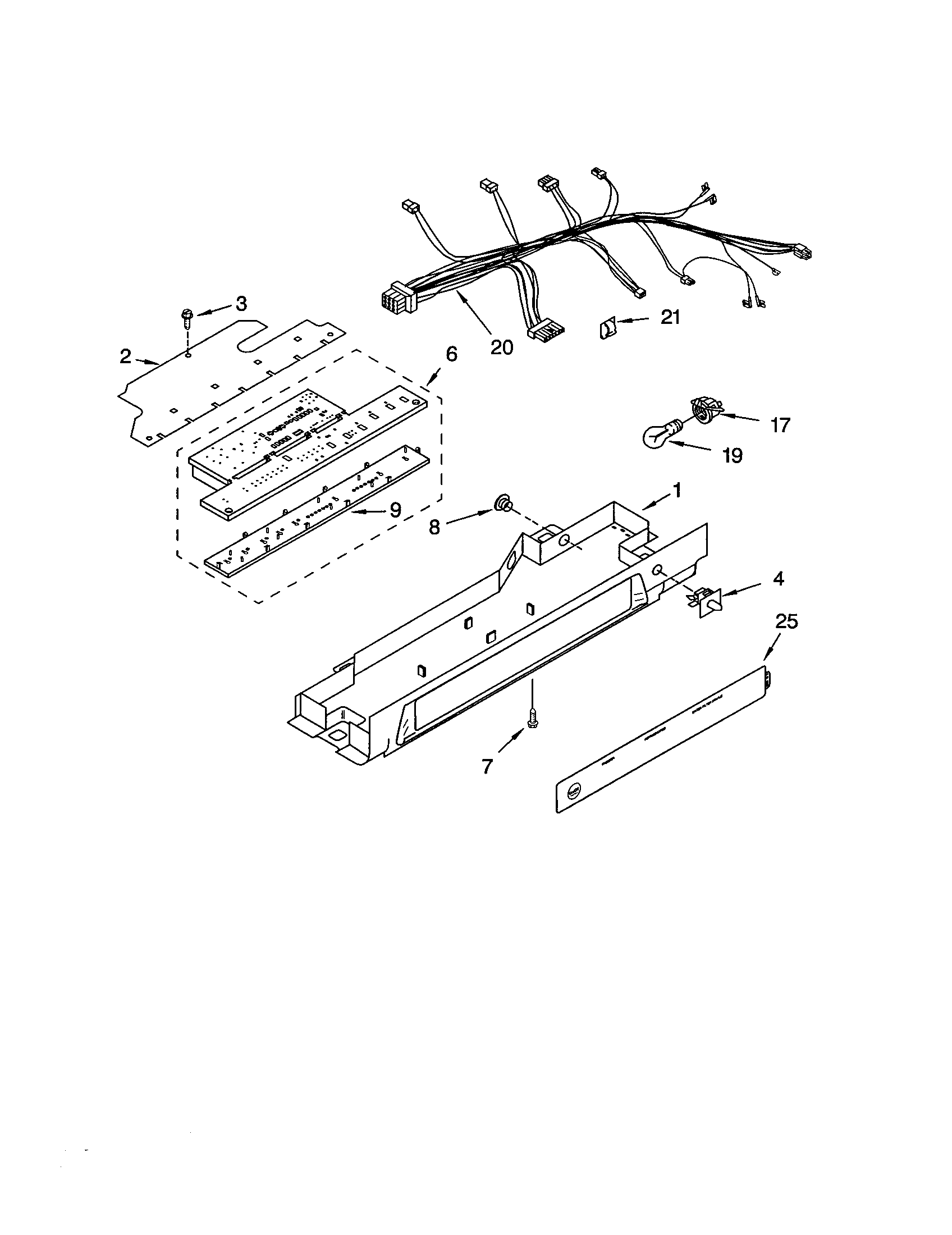 Kenmore 10653209201 control diagram