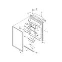 Kenmore 10671292102 refrigerator door diagram