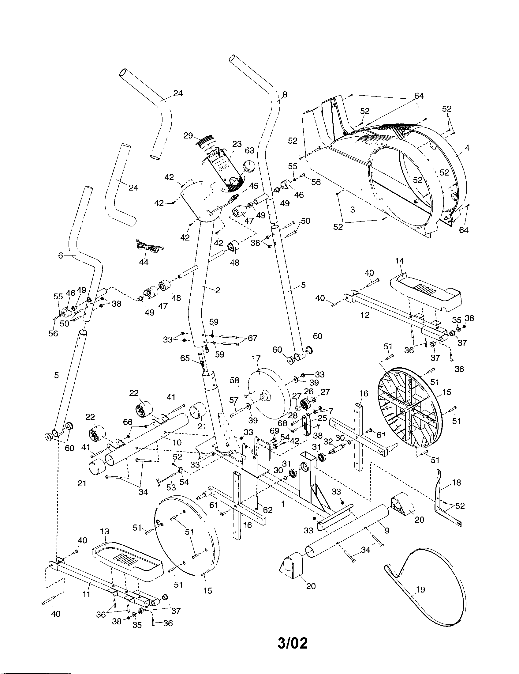Proform PFEL19011 proform 465s diagram