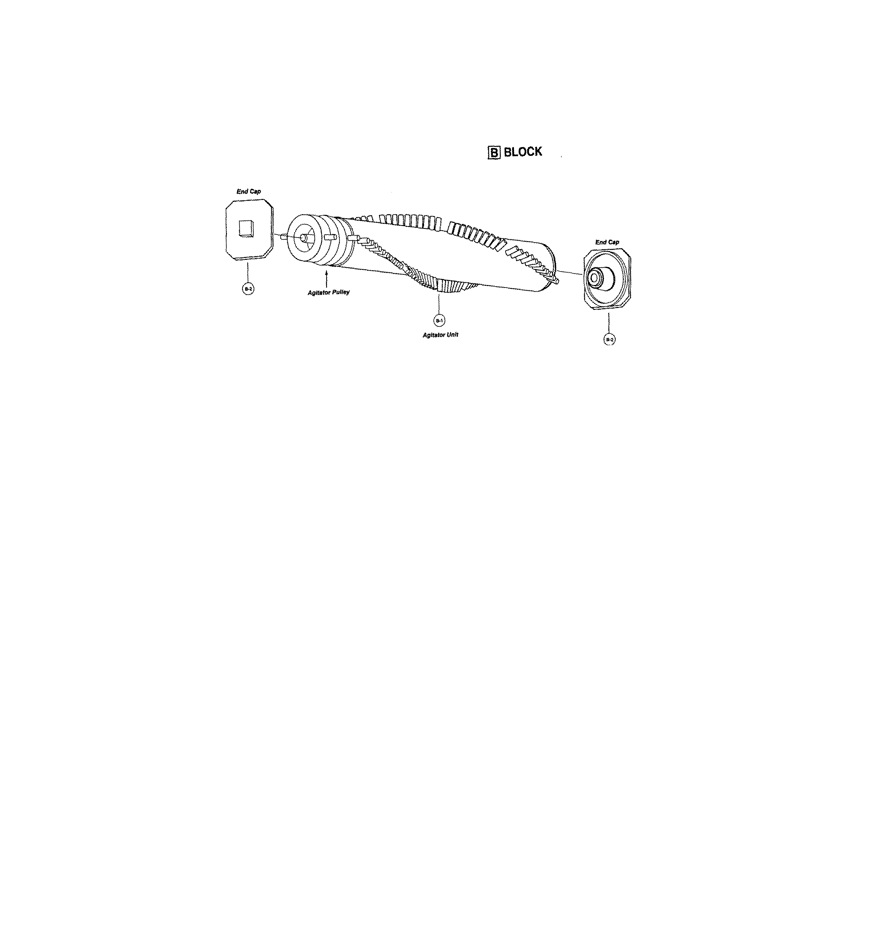 Panasonic MC-V150 agitator assembly diagram