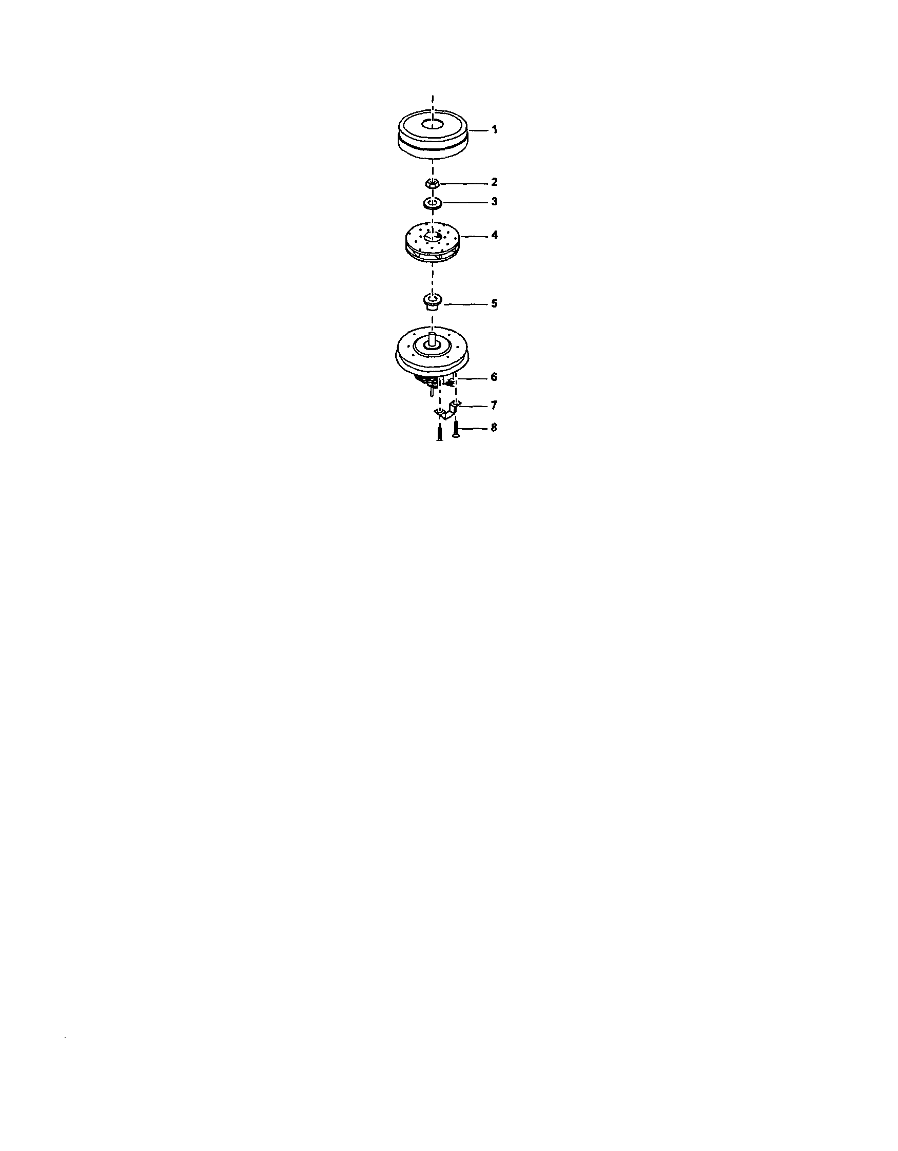 Panasonic MC-V150 motor fan assembly diagram