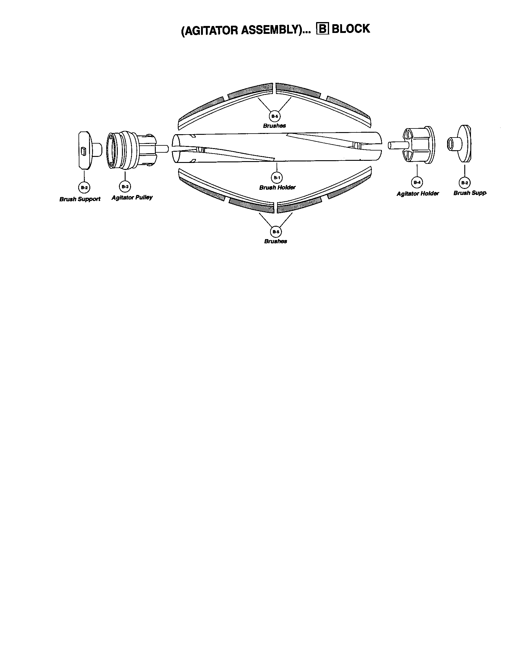 Panasonic MC-V7357 agitator assembly diagram