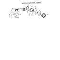 Panasonic MC-V7357 motor case and motor diagram