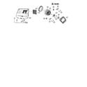 Panasonic MC-V7337-1 motor case and motor diagram