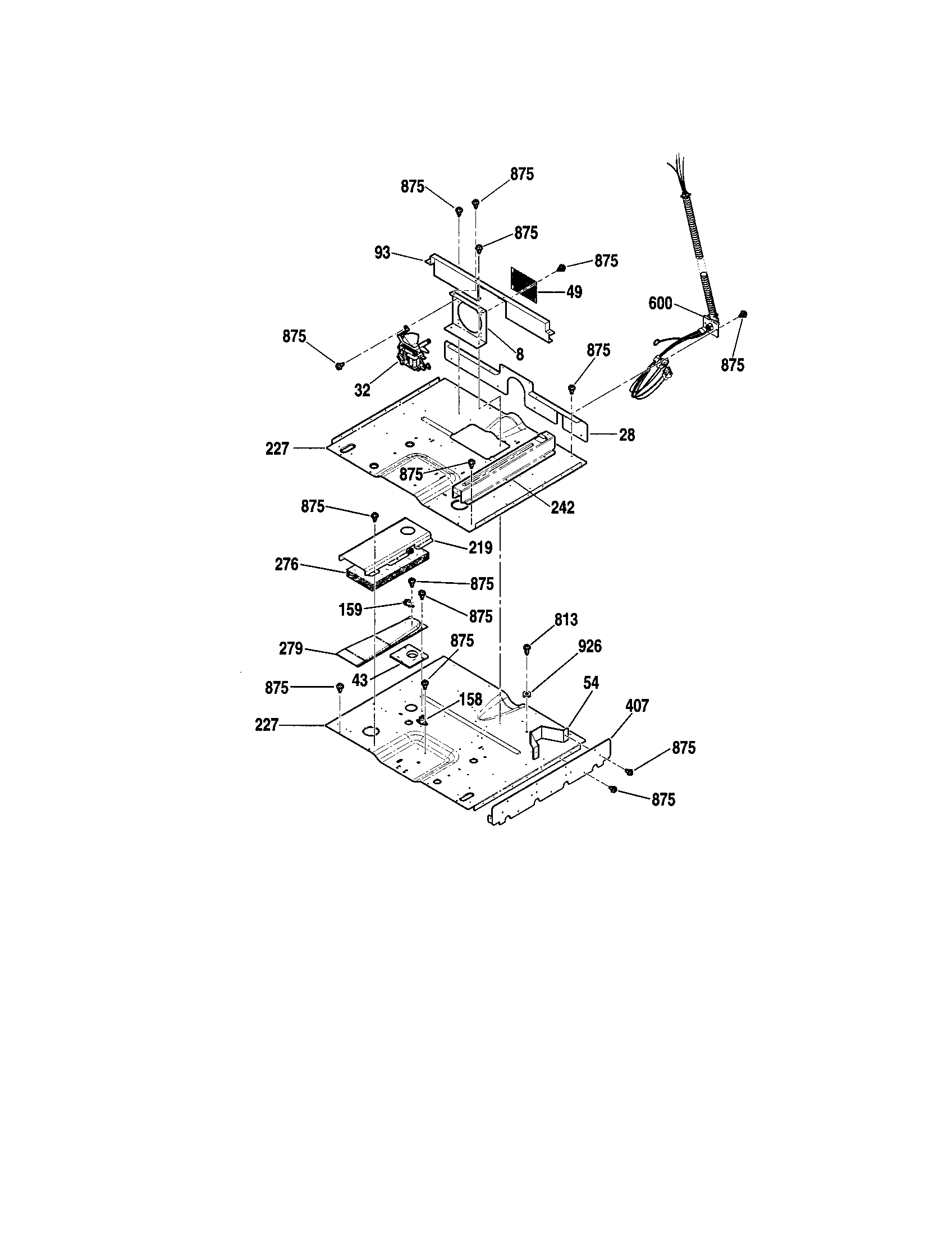 Kenmore 91147699100 pedestal diagram