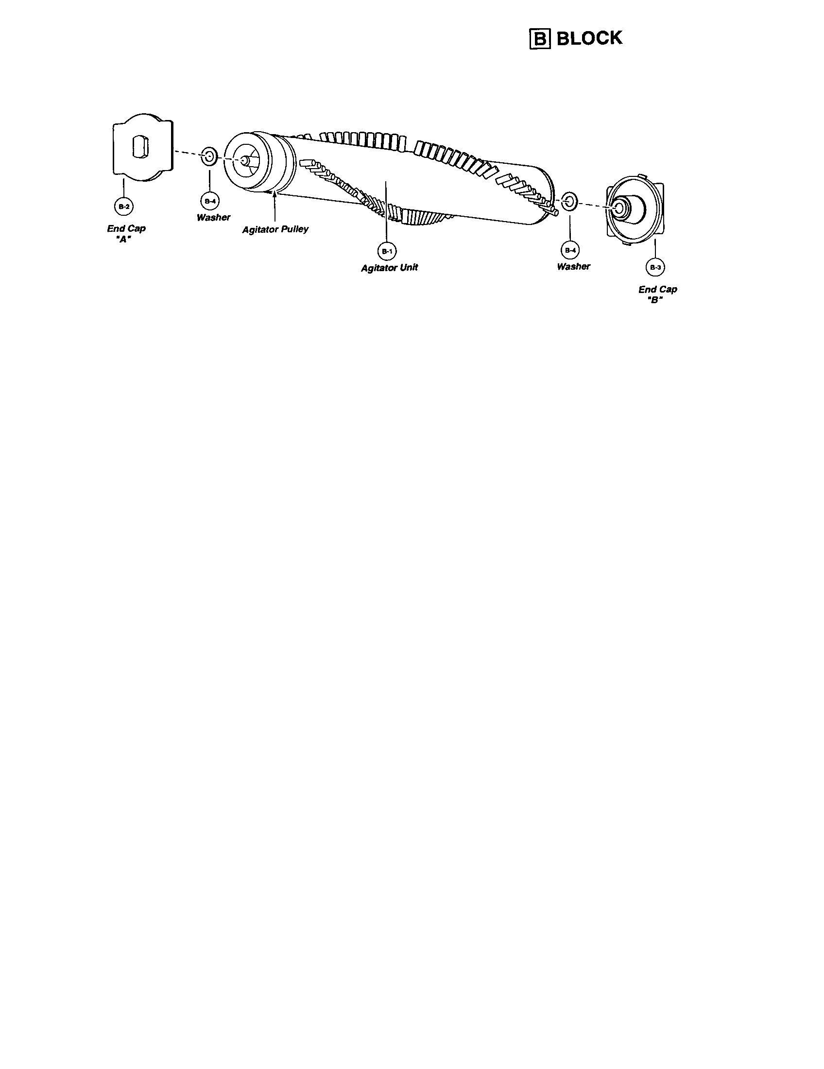 Panasonic MC-V6950 agitator assembly diagram