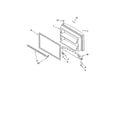 Kenmore 10672299200 freezer door diagram