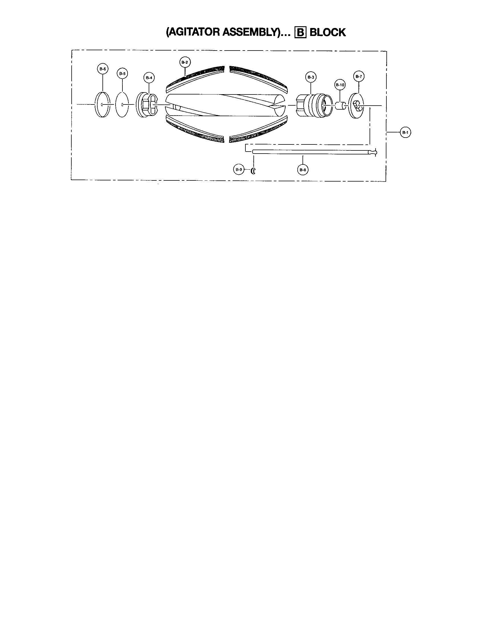 Panasonic MC-V5207 agitator assembly diagram
