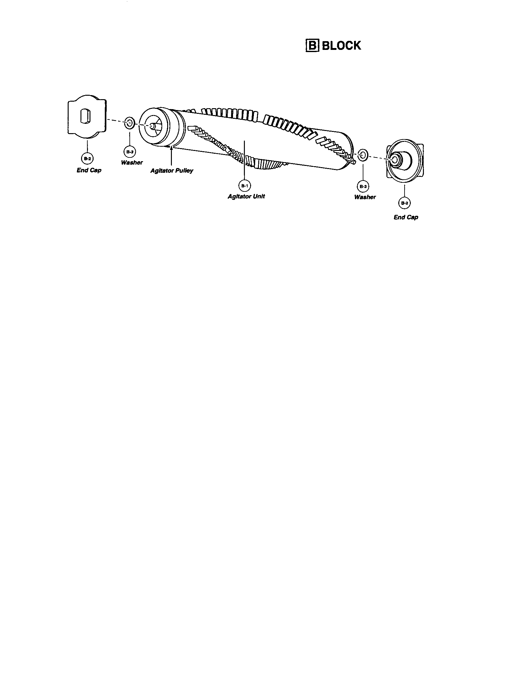 Panasonic MC-V6980 agitator assembly diagram