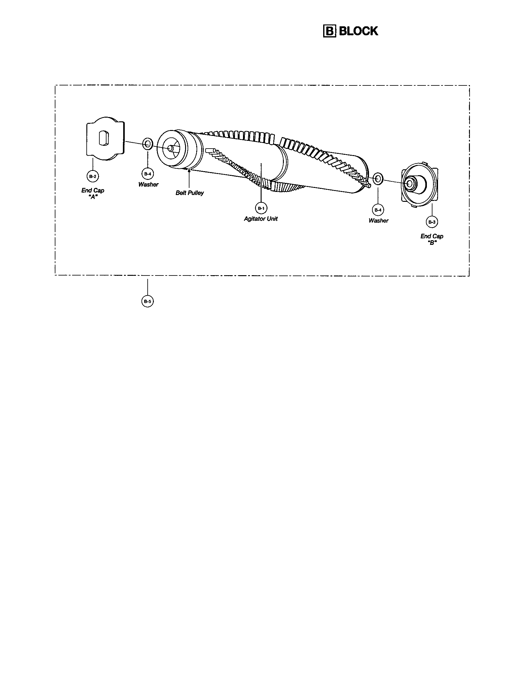 Panasonic MC-V6840 agitator assembly diagram