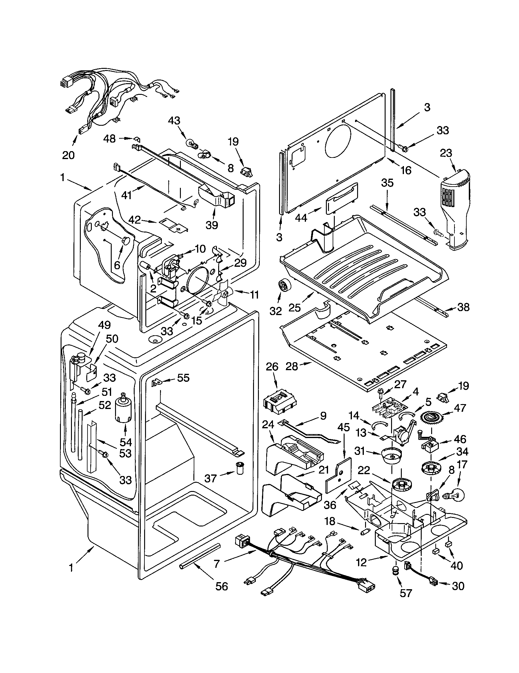 Kenmore 10672202200 liner diagram
