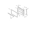 Kenmore 10661282101 freezer door diagram