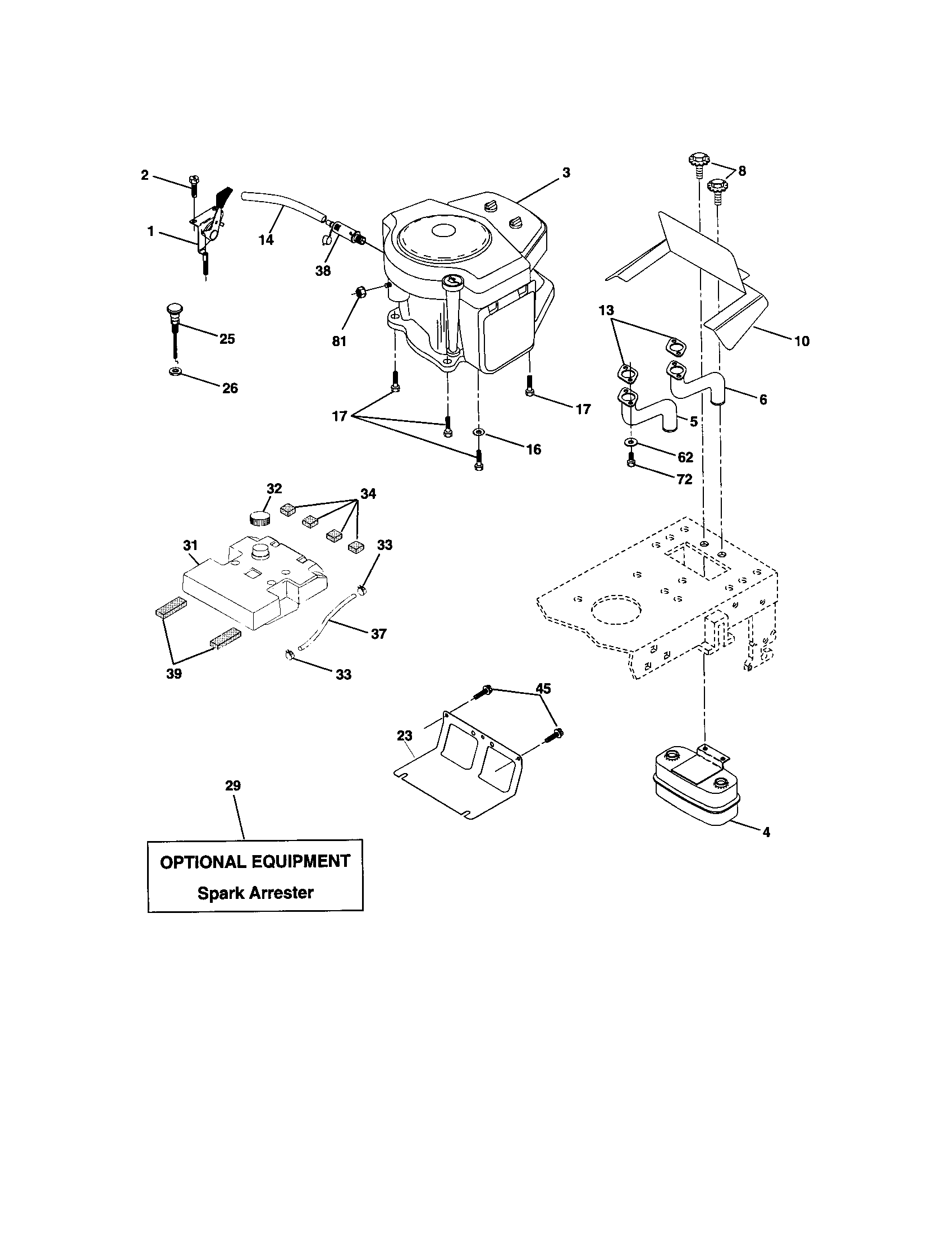 Craftsman 917271851 engine diagram
