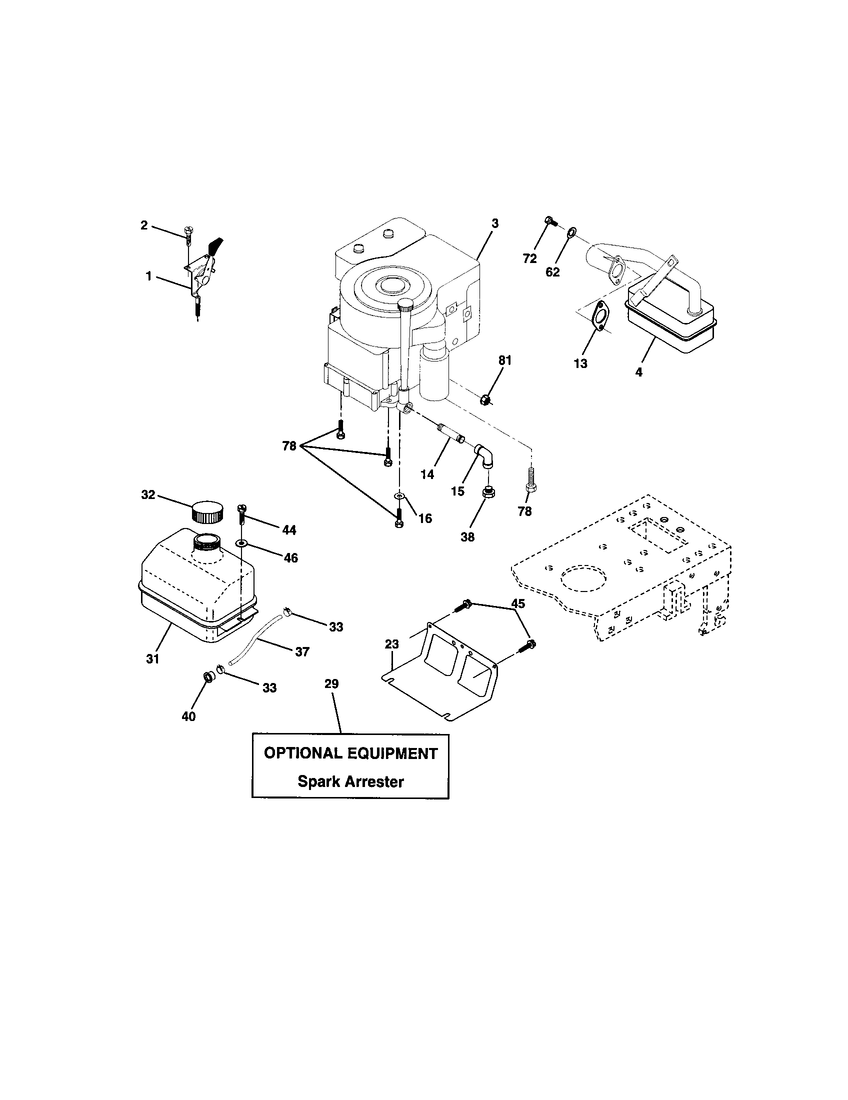 Craftsman 917271552 engine diagram