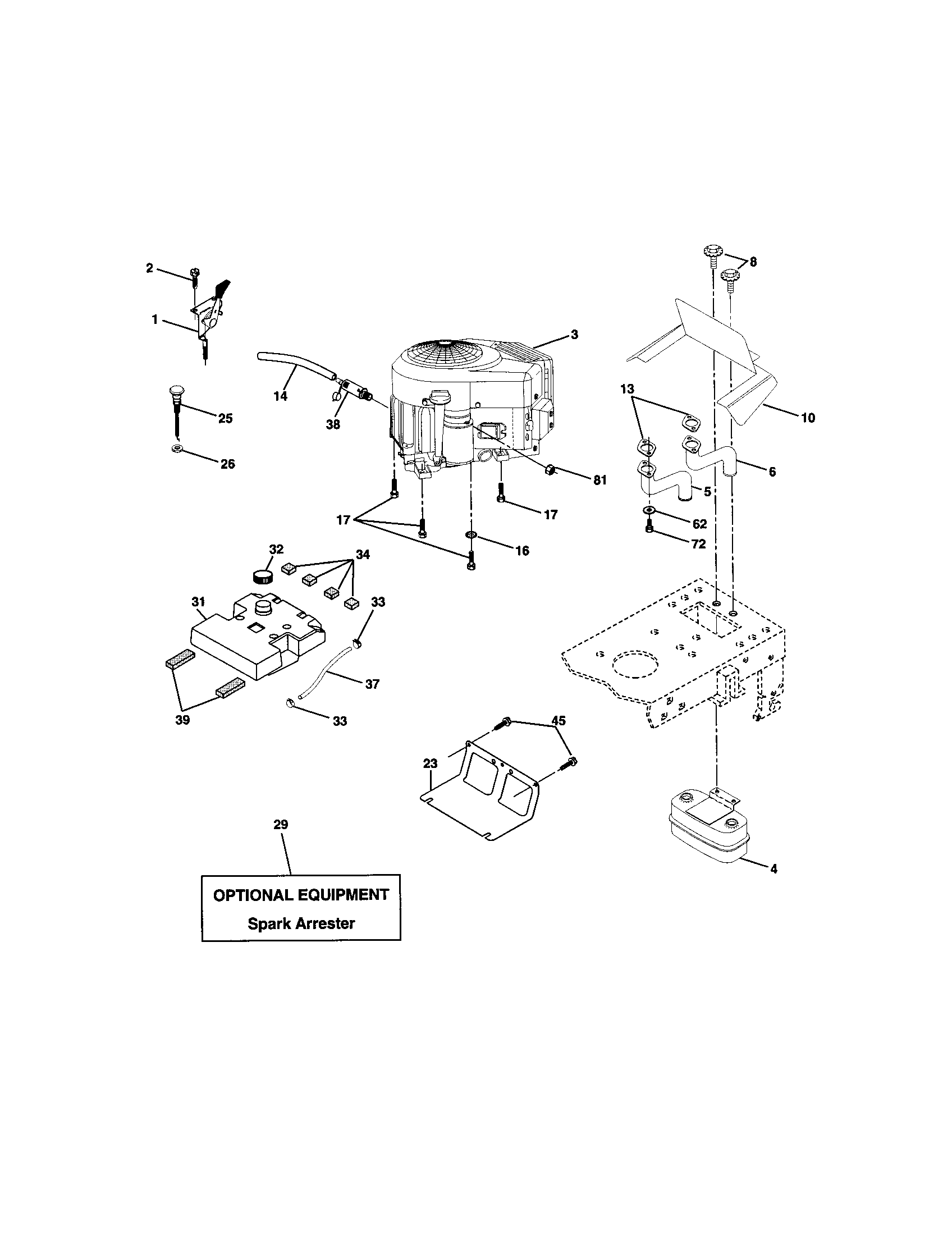 Craftsman 917271861 engine diagram