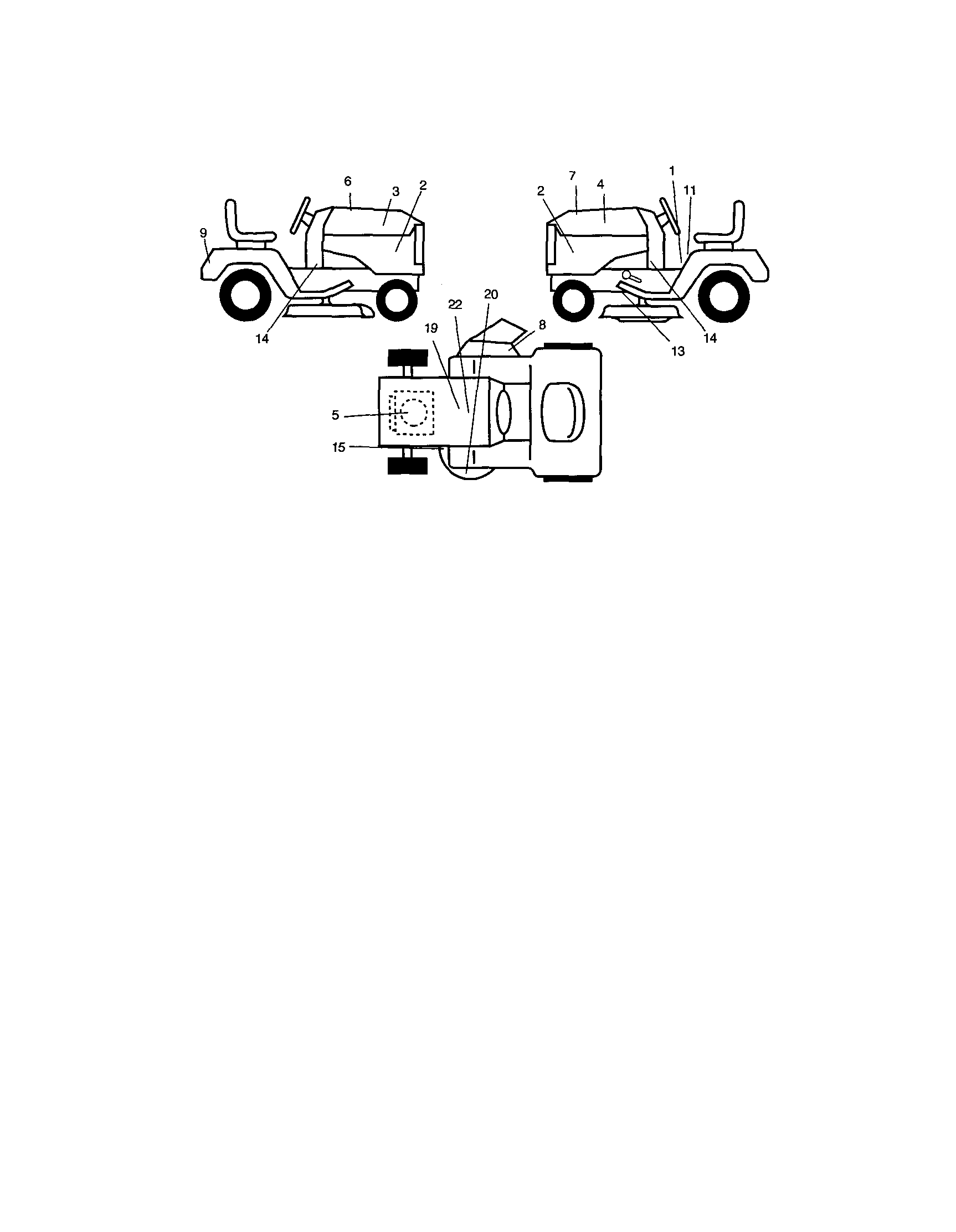 Craftsman 917271861 decals diagram