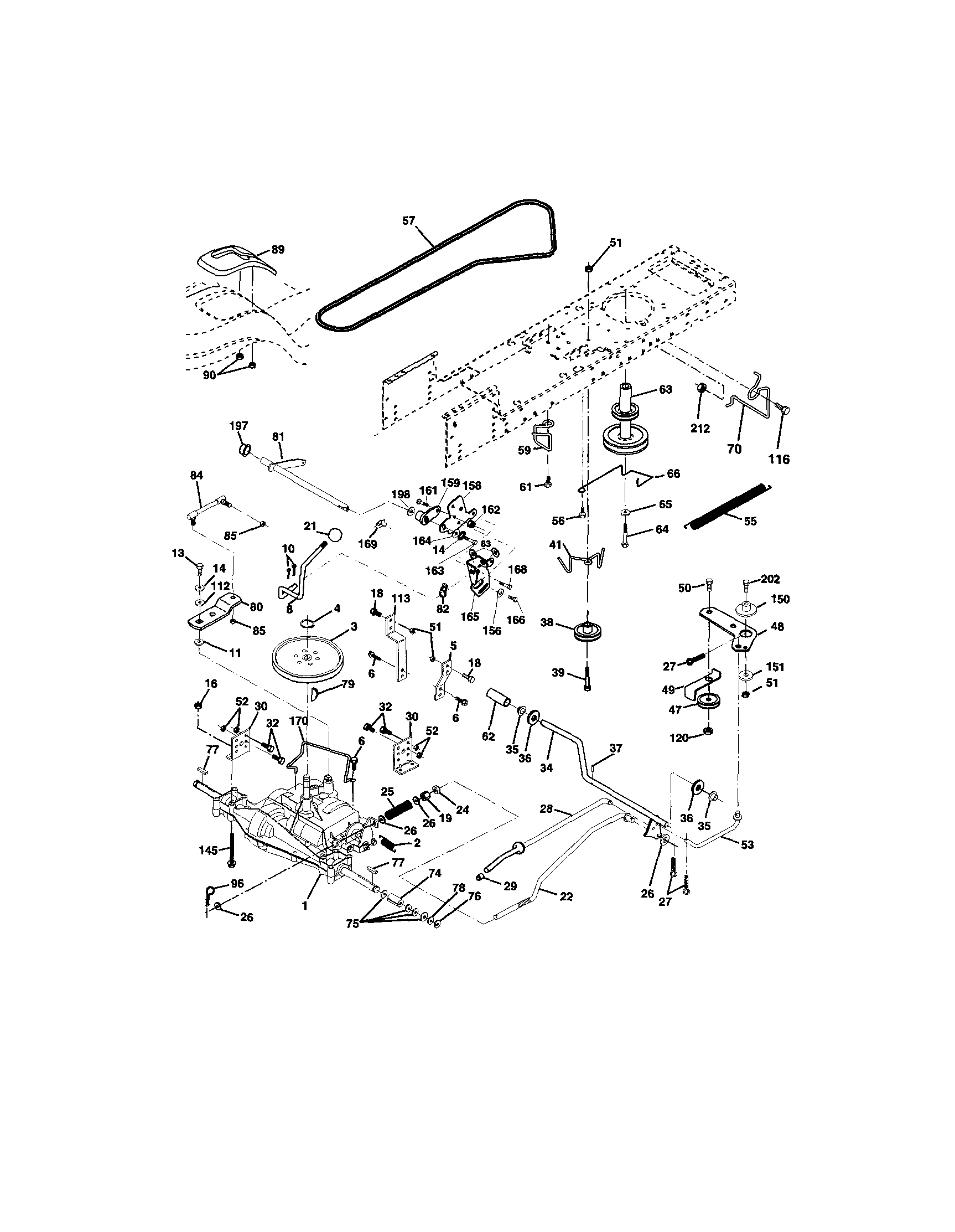 Craftsman 917272059 ground drive diagram