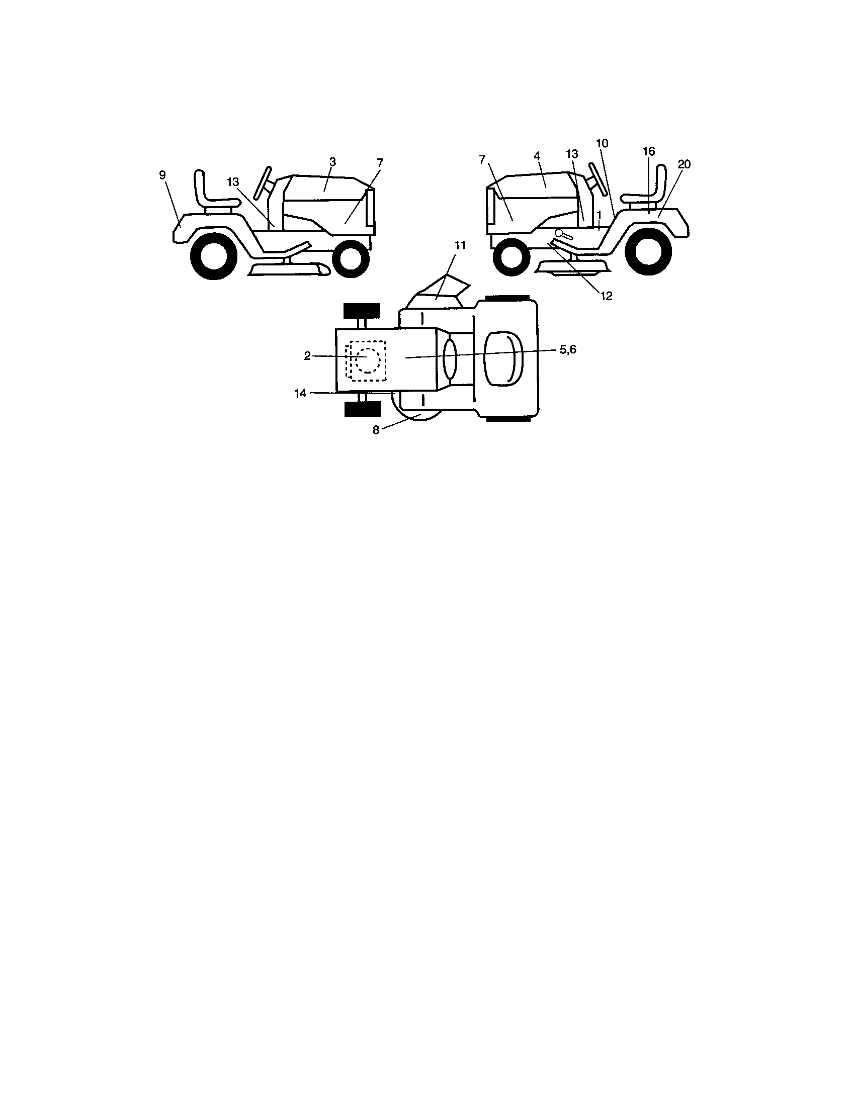 Craftsman 917272059 decals diagram