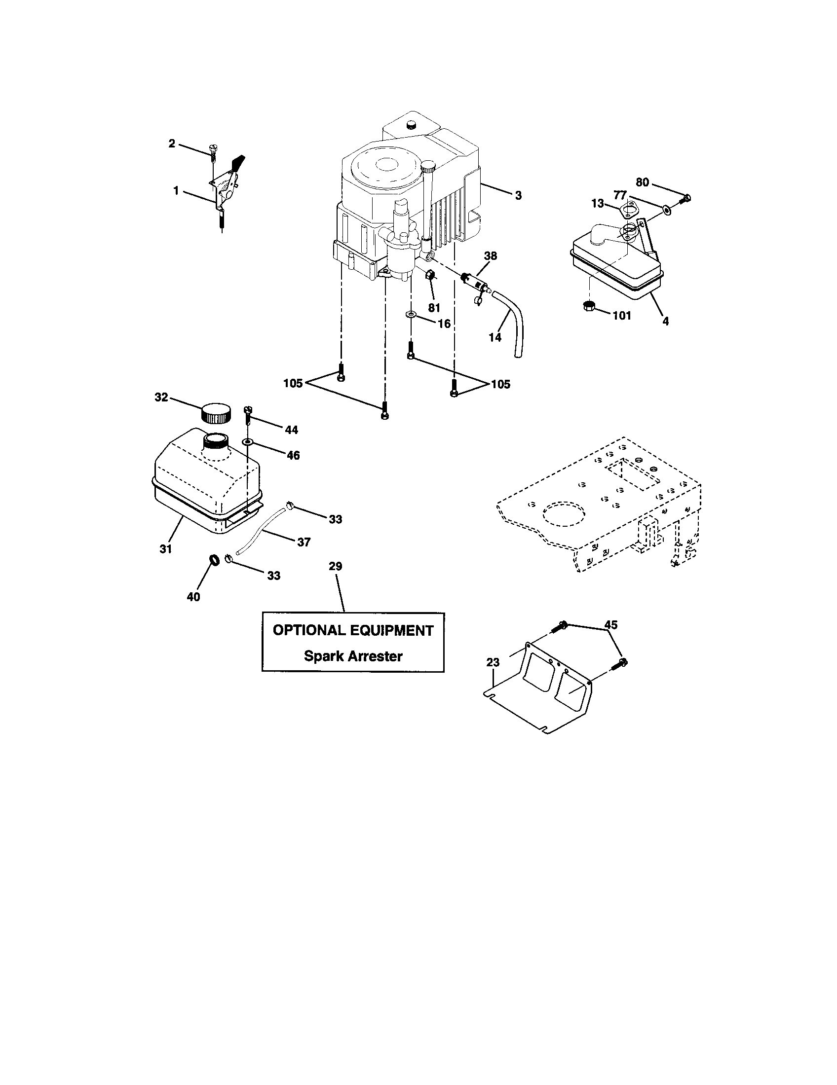 Craftsman 917272075 engine diagram