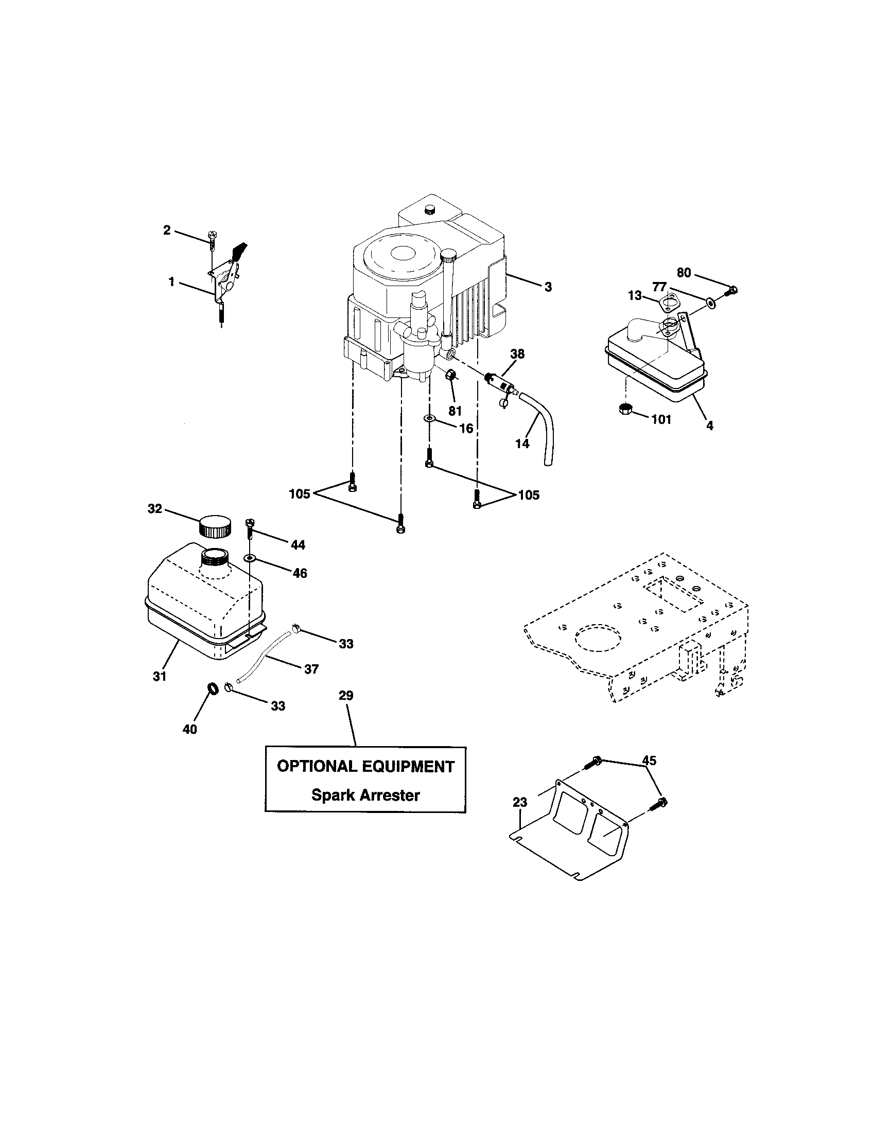 Craftsman 917272084 engine diagram