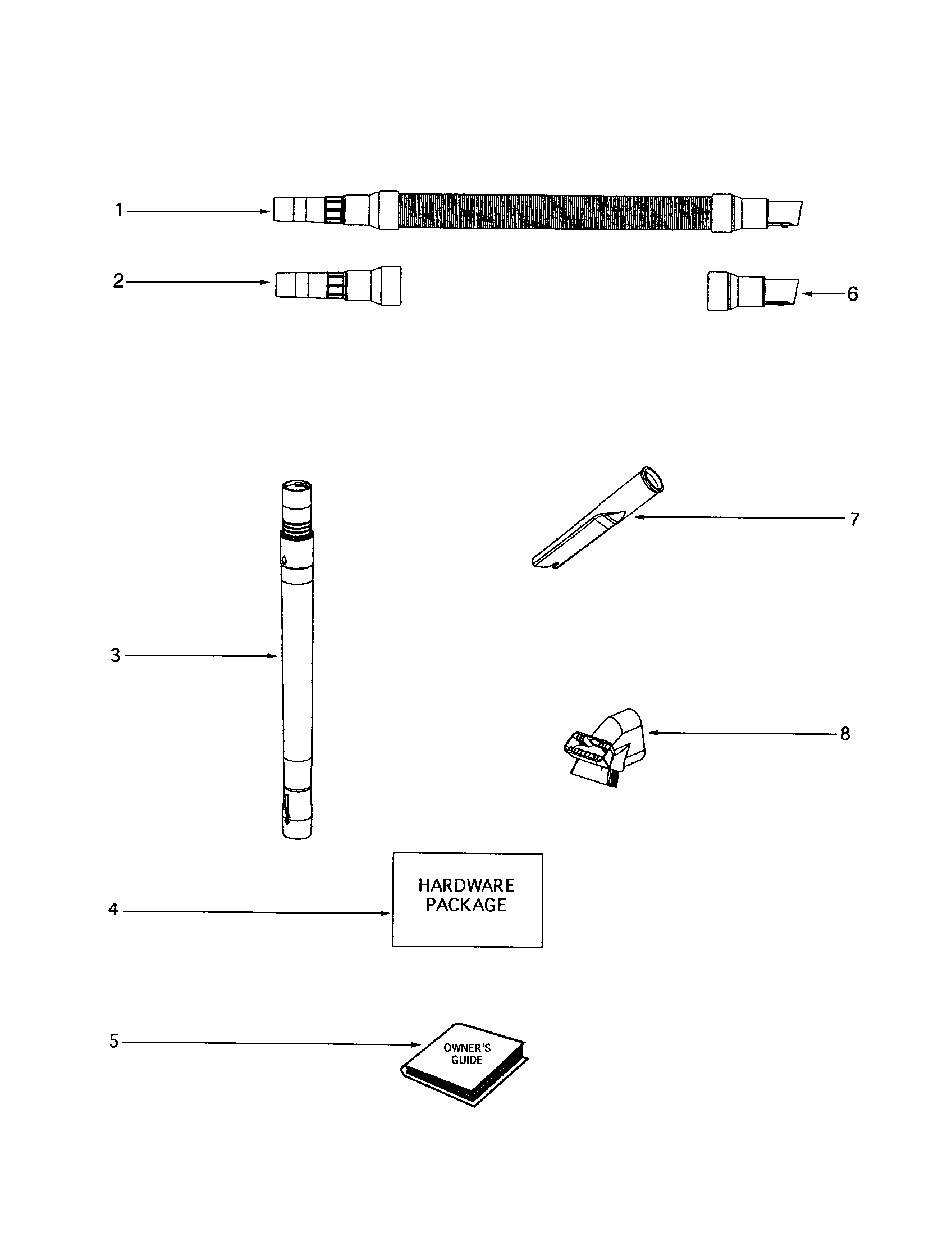 Eureka 4696AV hose diagram