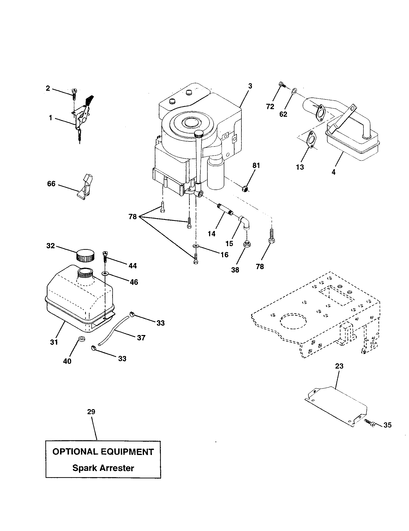 Craftsman 917252780 engine diagram
