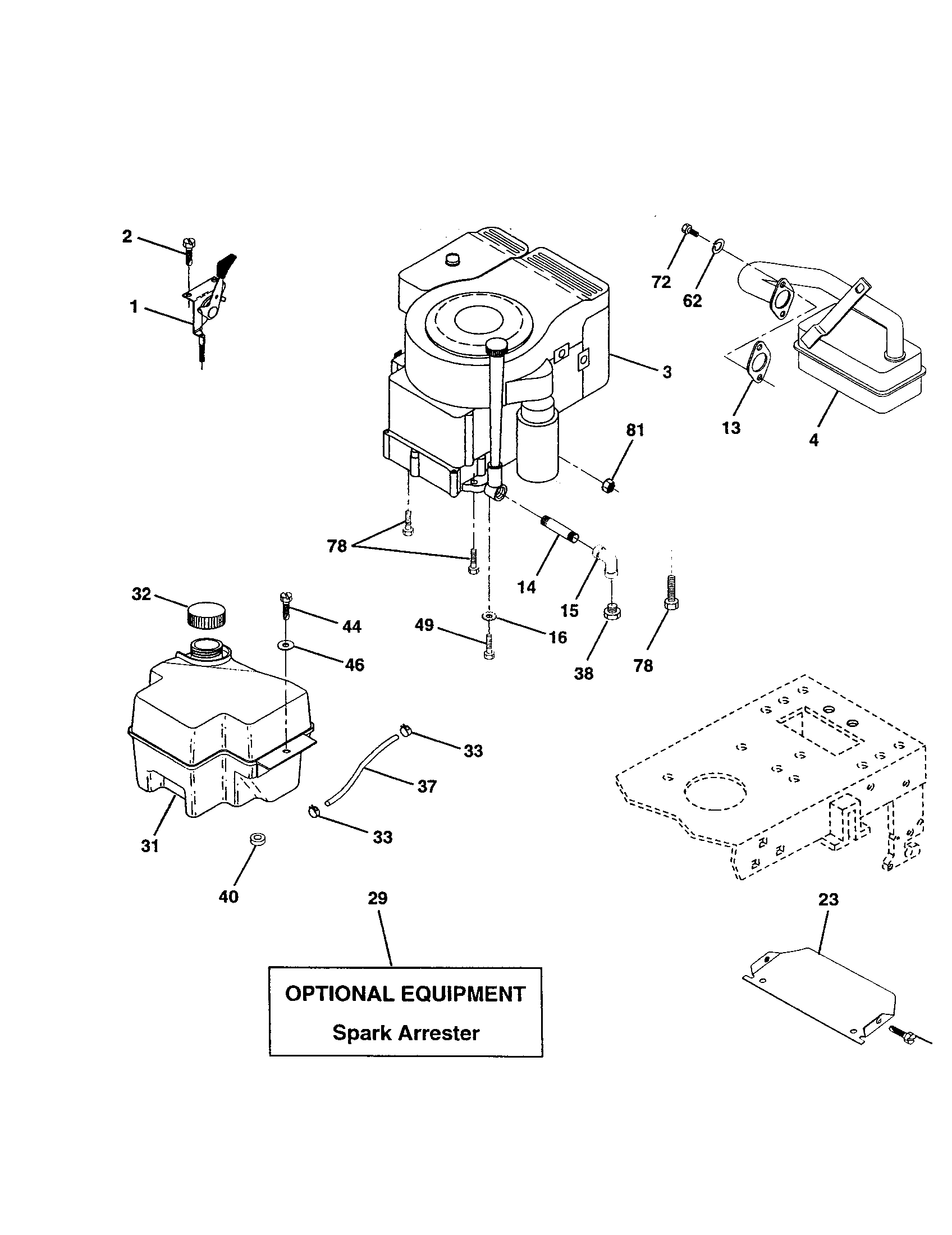 Craftsman 917259950 engine diagram
