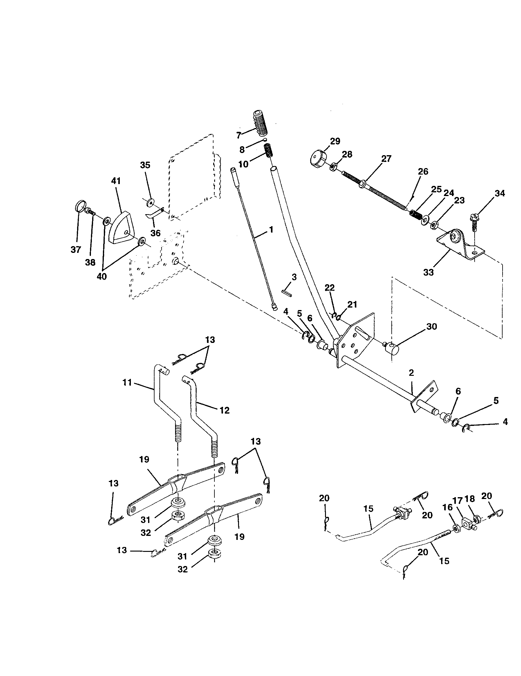 Craftsman 917259950 lift diagram