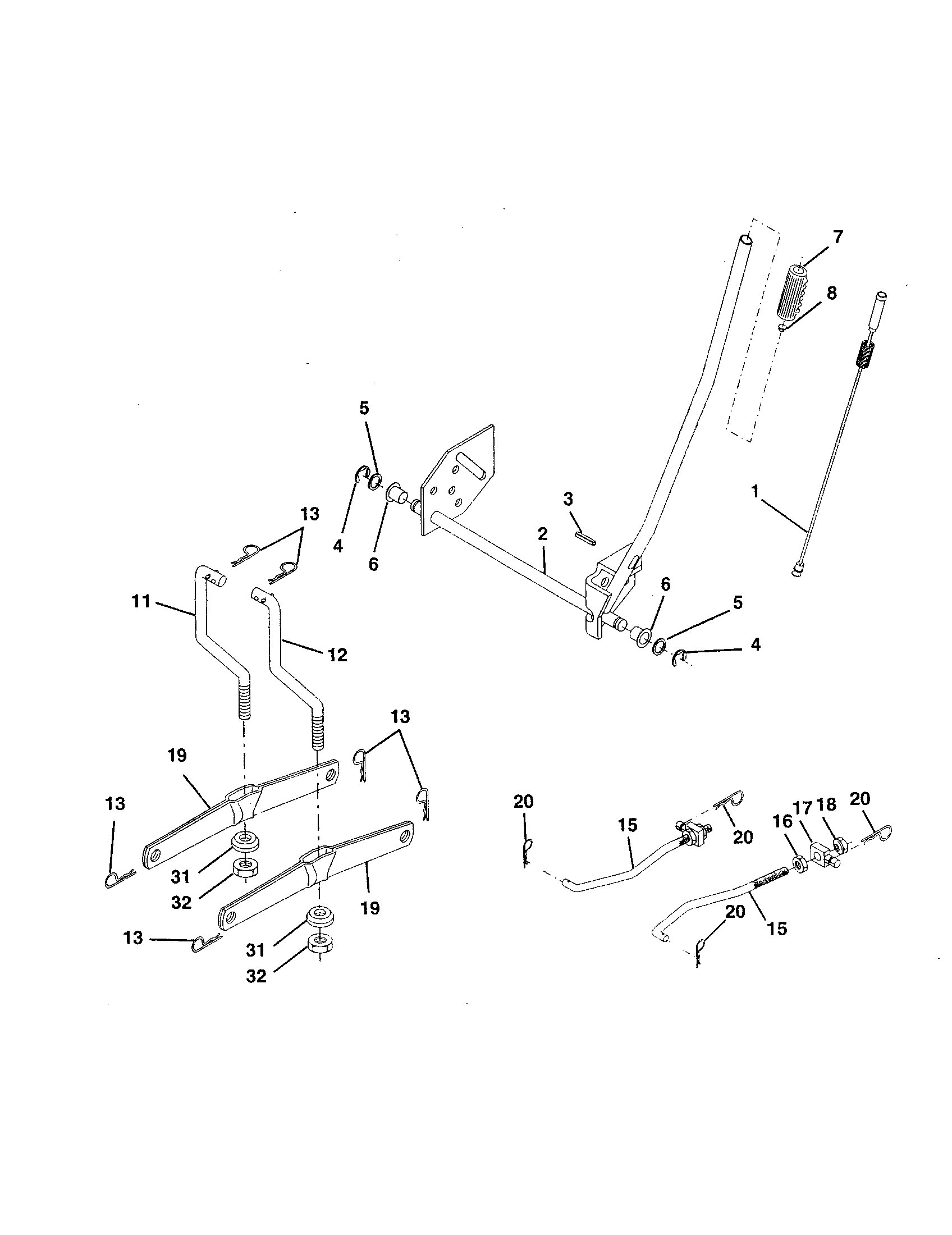 Craftsman 917259920 lift diagram
