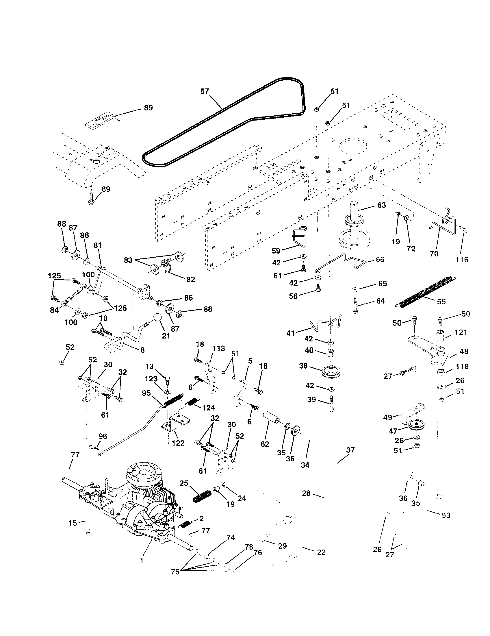 Craftsman 917259910 drive diagram