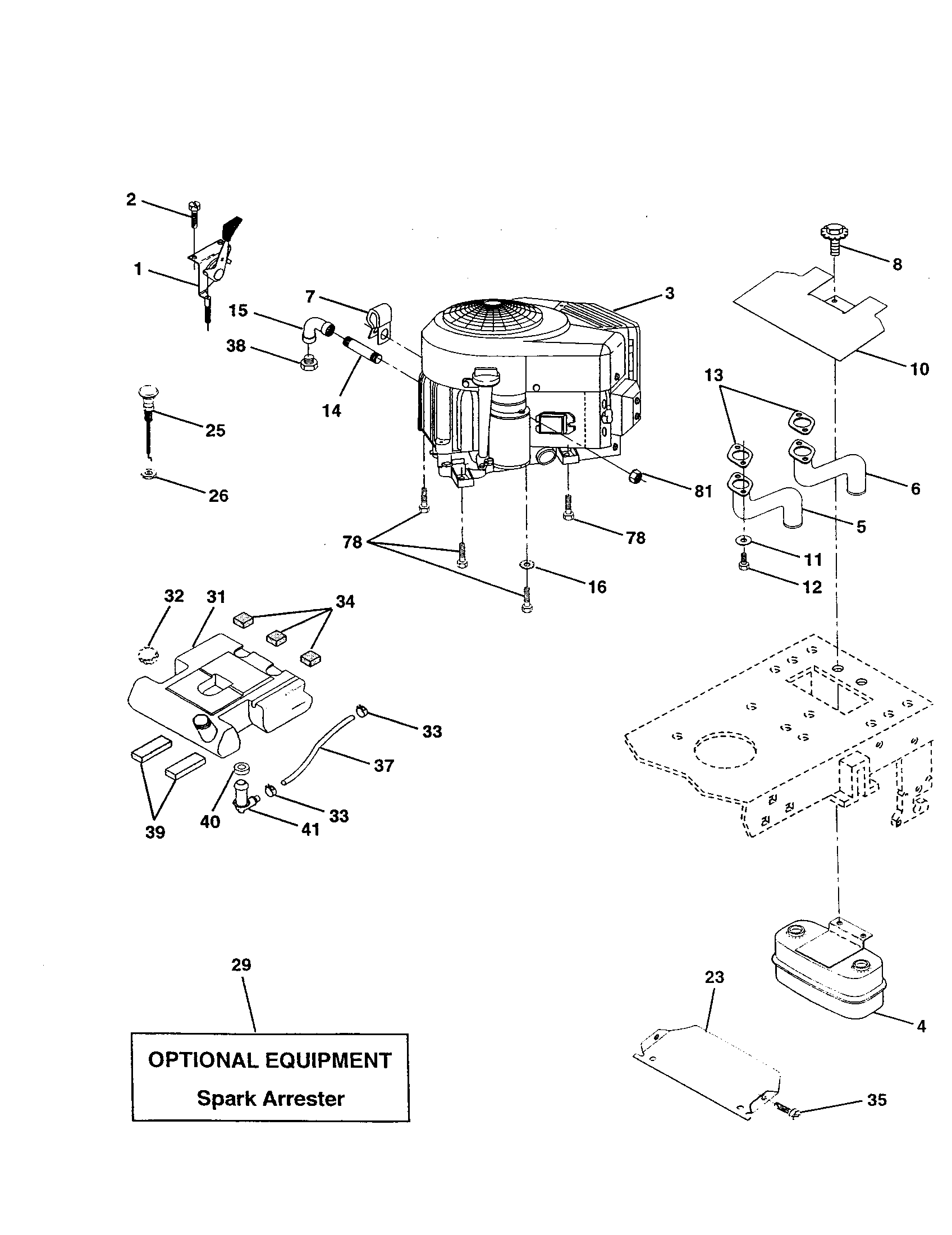 Craftsman 917259940 engine diagram