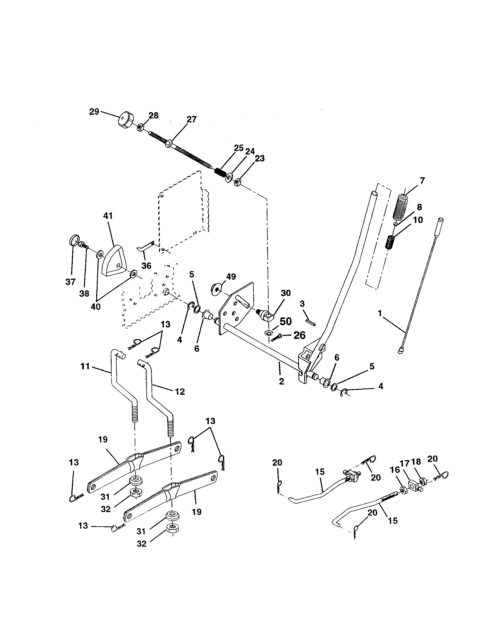 Craftsman 917259940 lift diagram