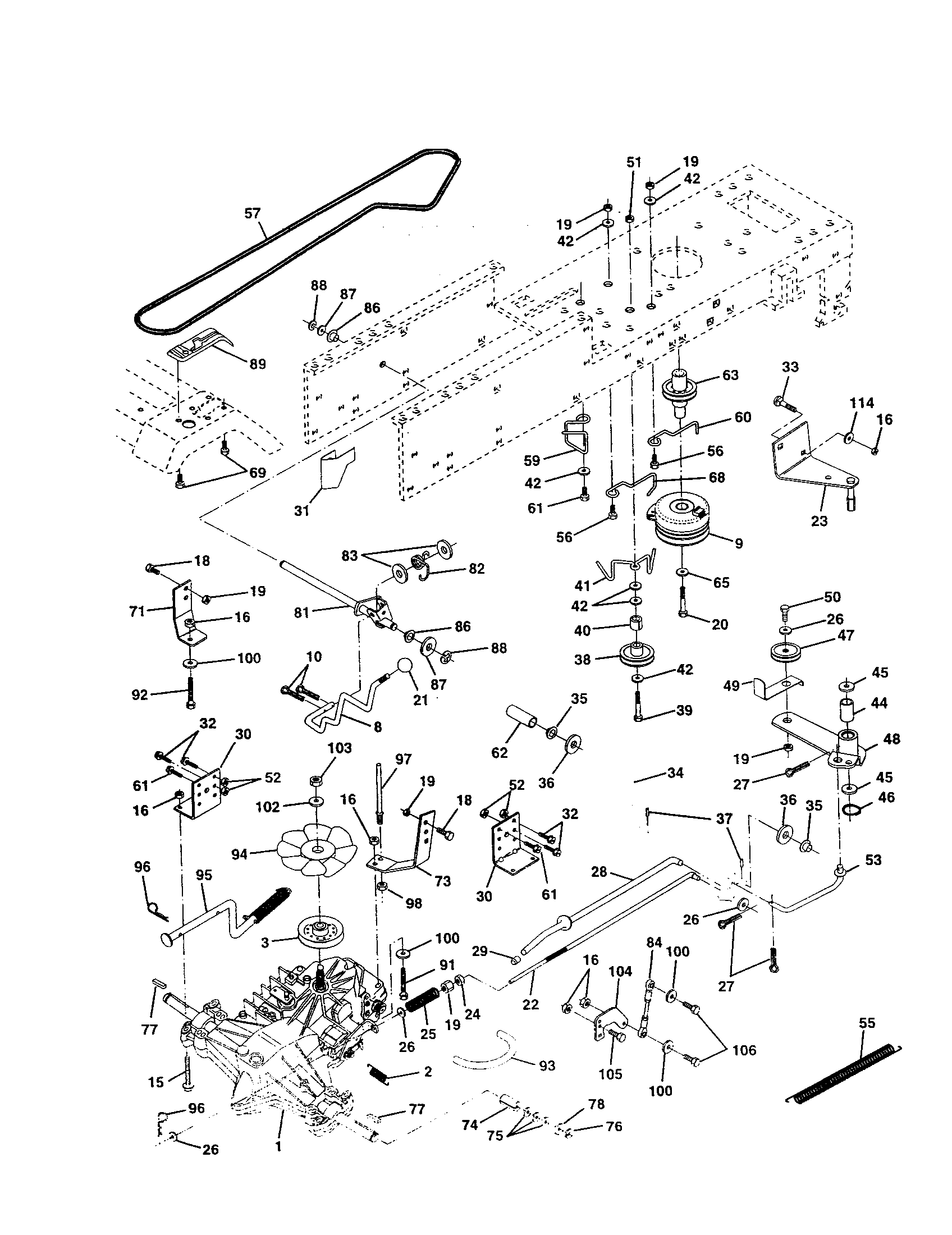 Craftsman 917259930 drive diagram