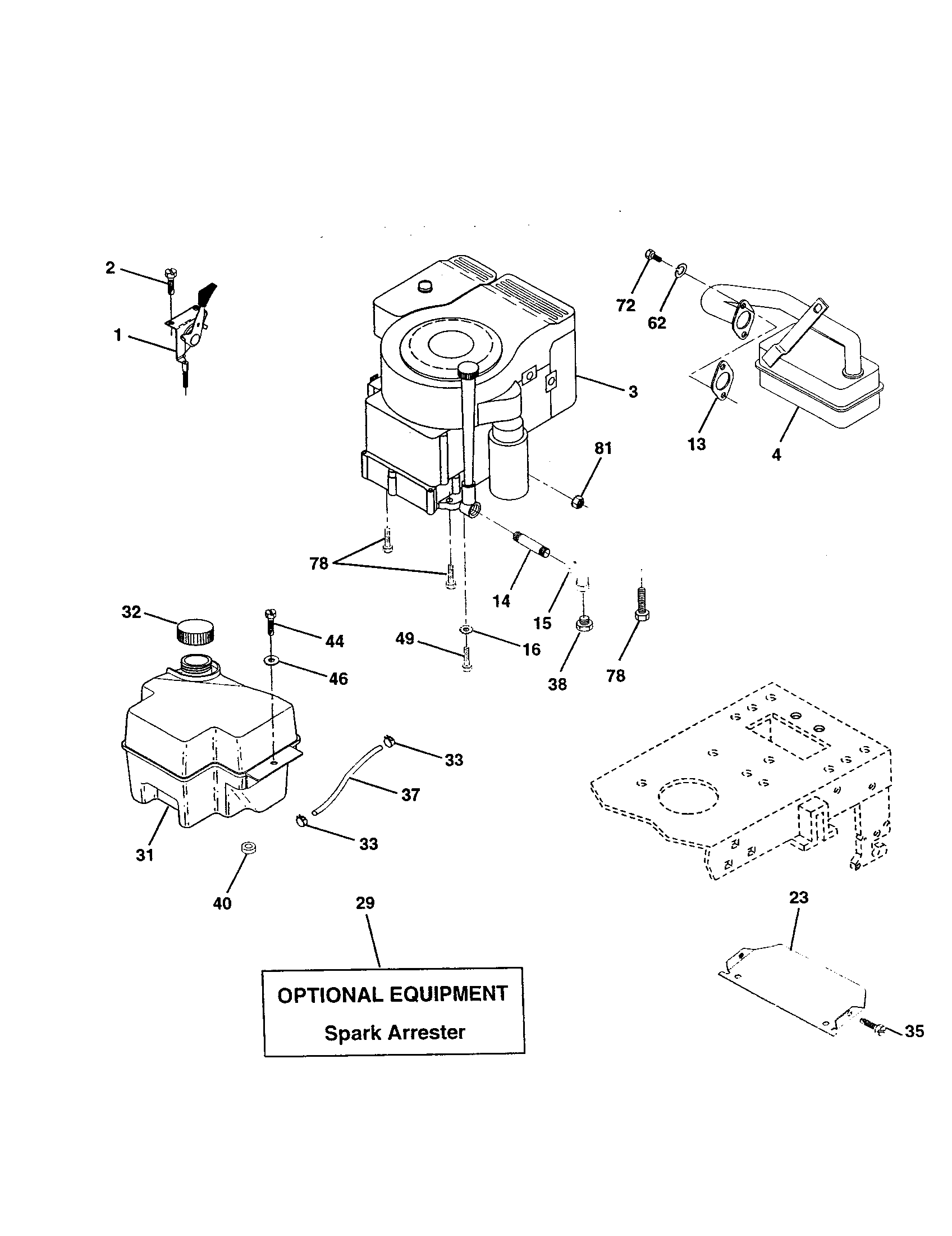 Craftsman 917259930 engine diagram