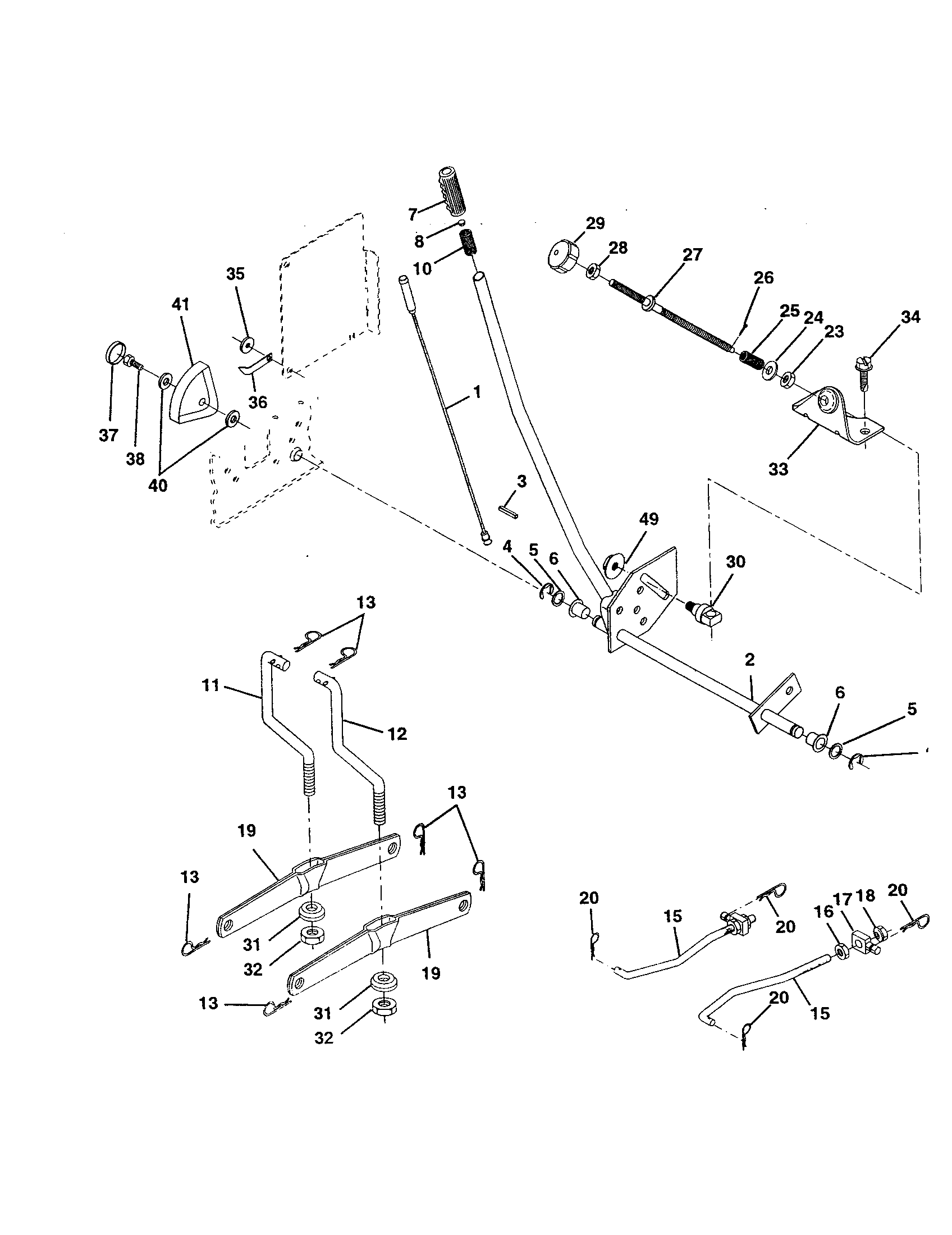 Craftsman 917259930 lift diagram