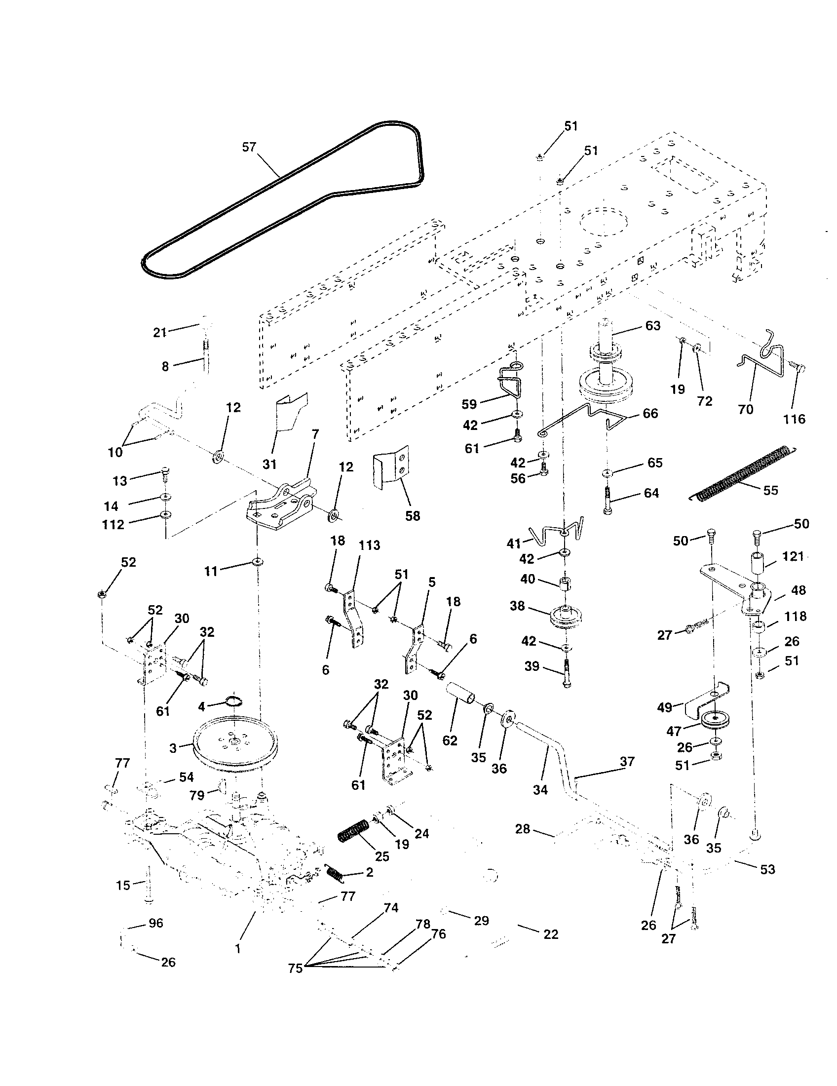Craftsman 917252750 drive diagram