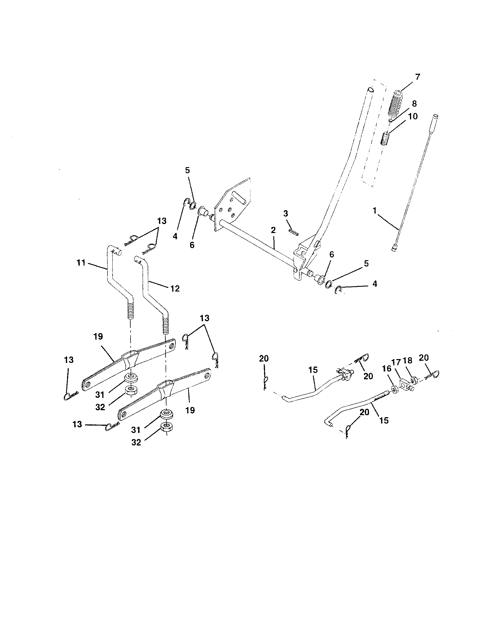 Craftsman 917252750 lift diagram