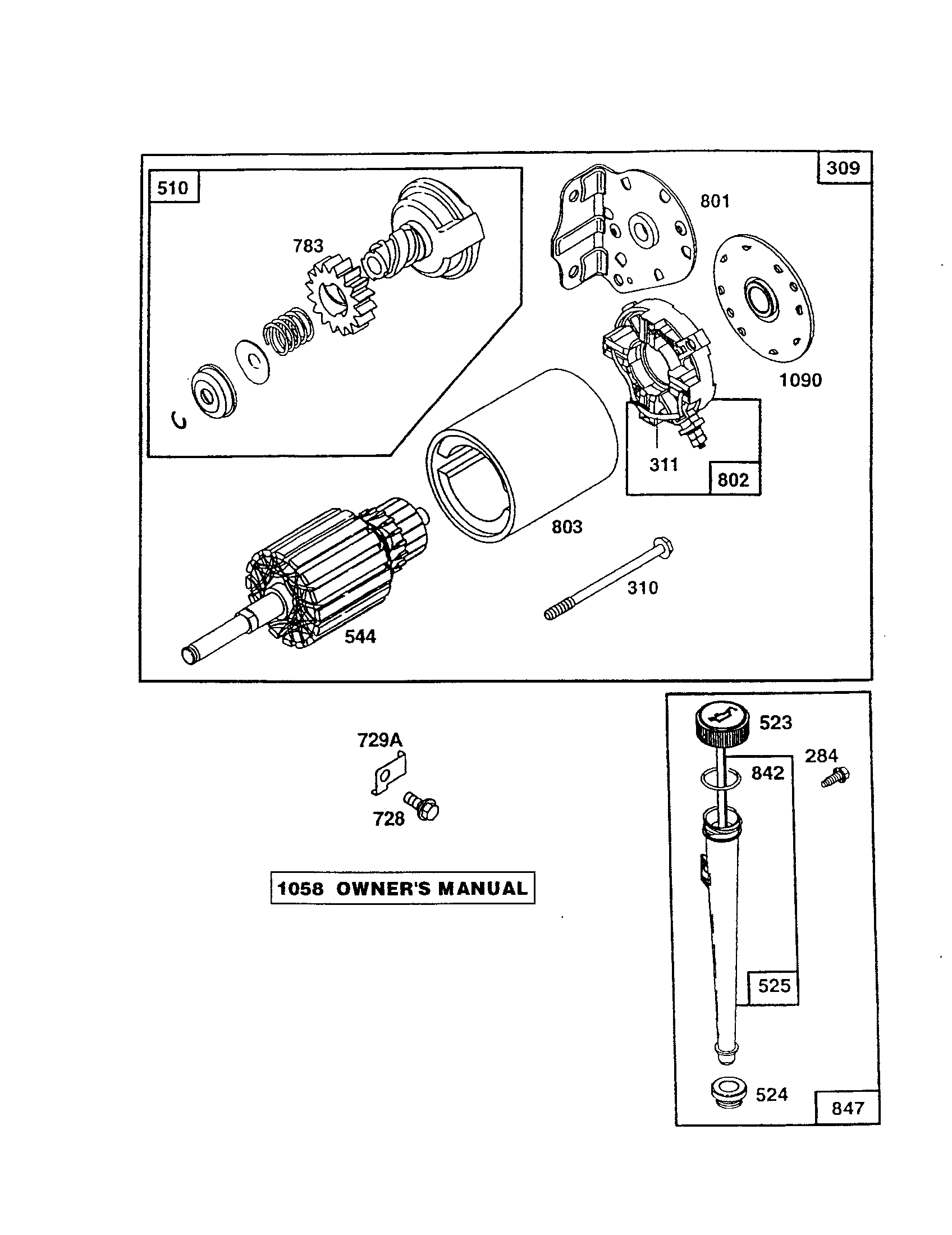 Craftsman 917256451 motor-starter diagram