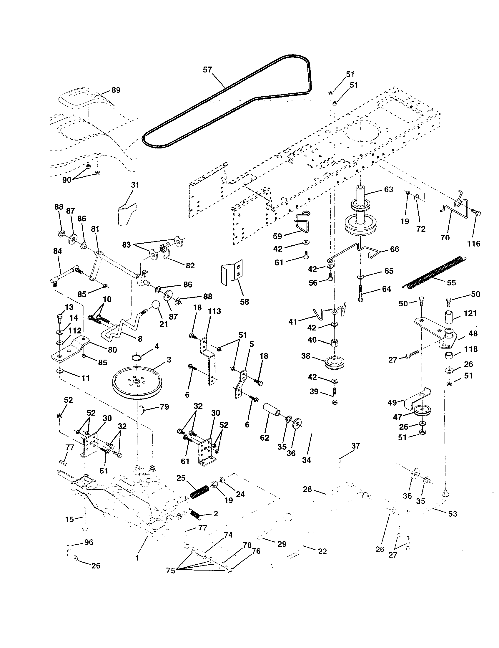 Craftsman 917252720 drive diagram