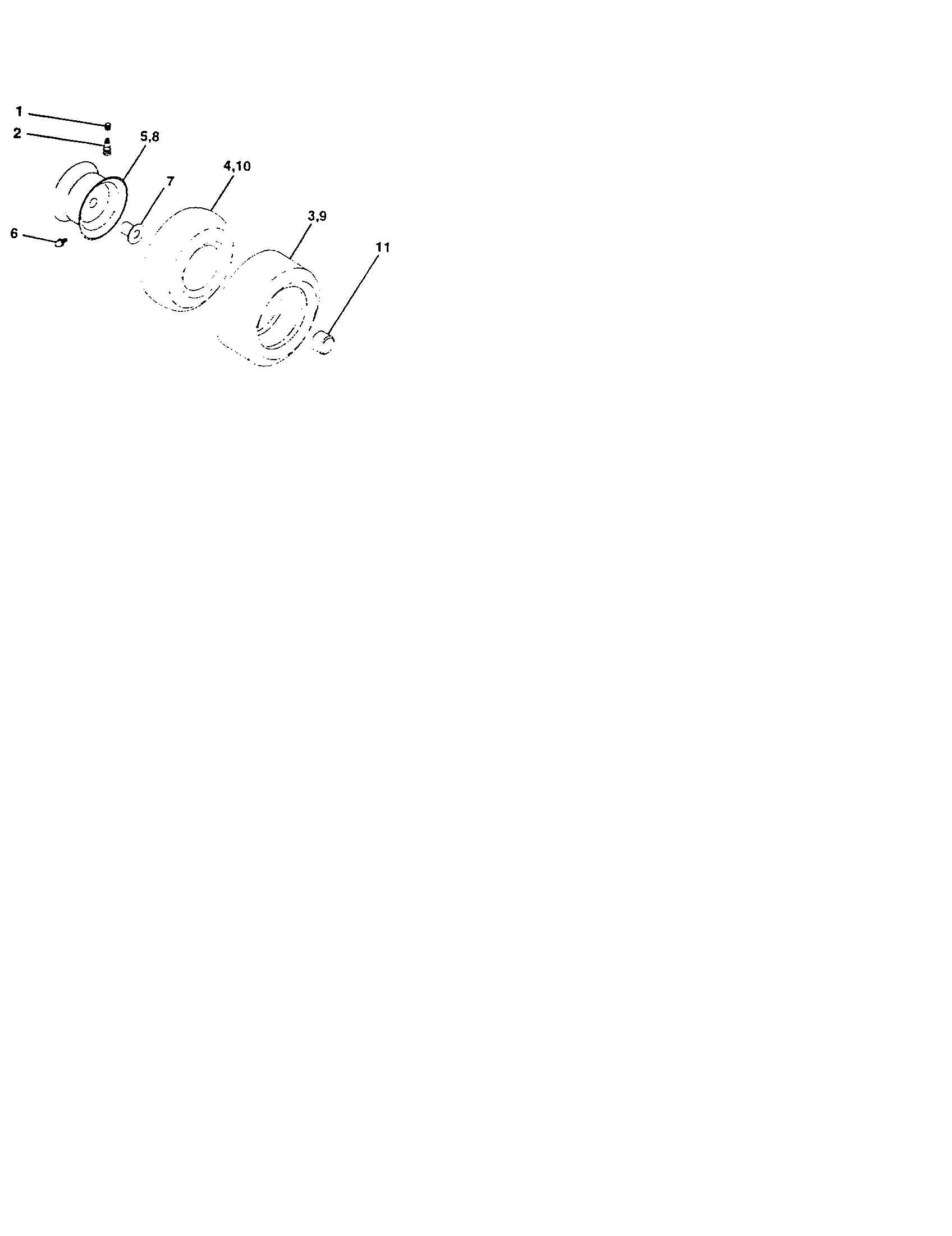 Craftsman 917252720 wheels and tires diagram